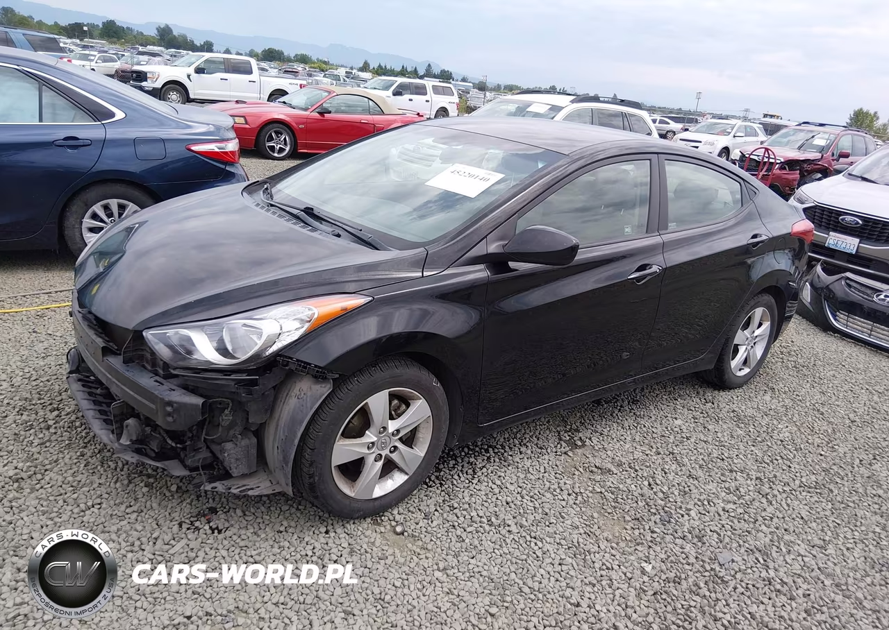 2012 Hyundai Elantra Gls (Ulsan Plant) VIN:KMHDH4AE6CU313901 - 2