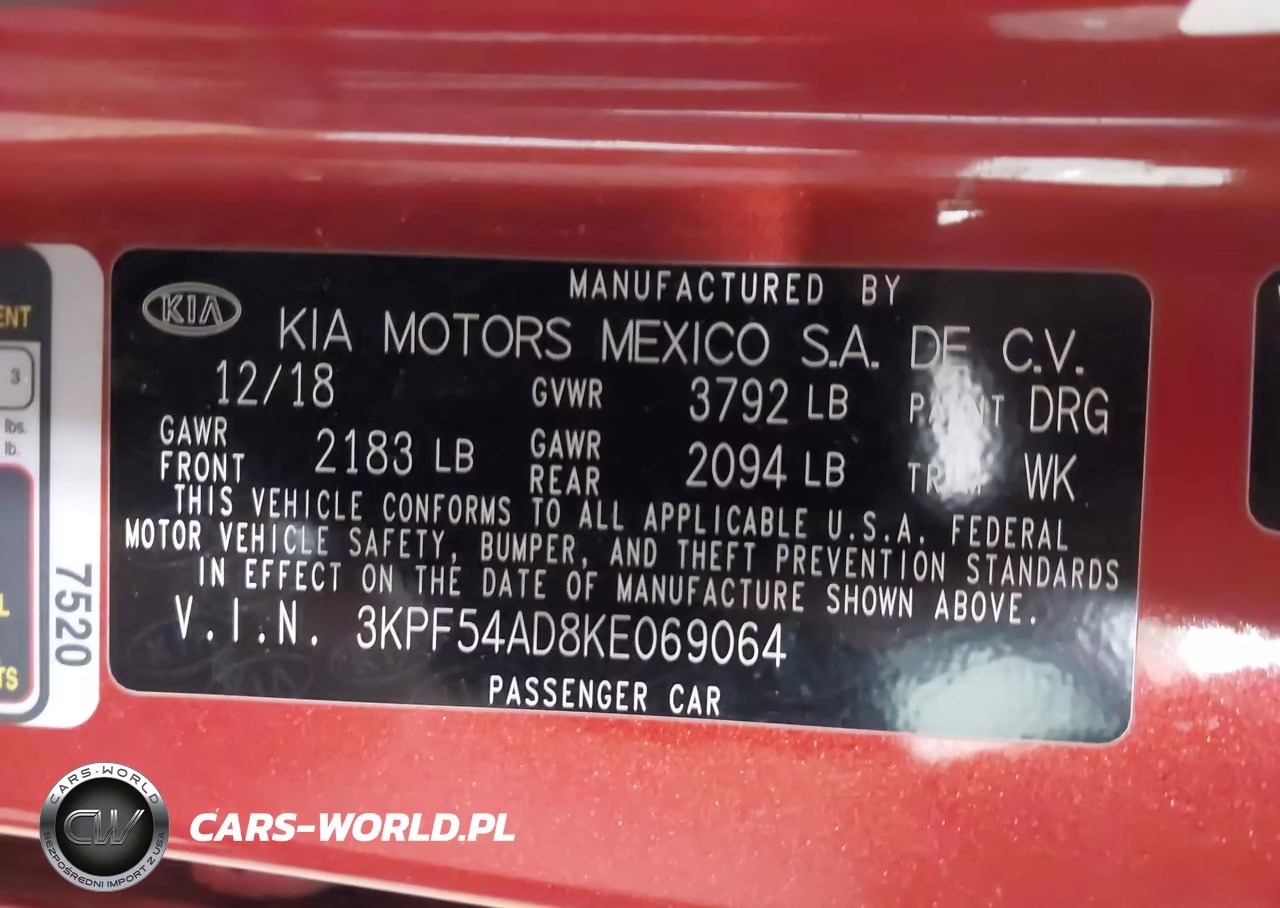 2019 Kia Forte Ex VIN:3KPF54AD8KE069064 - 9