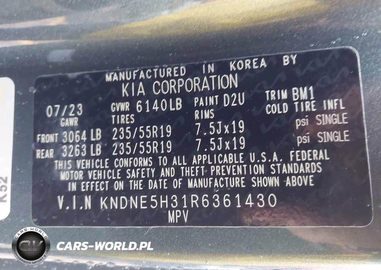 2024 Kia Carnival Mpv Sx Prestige VIN:KNDNE5H31R6361430 - 9