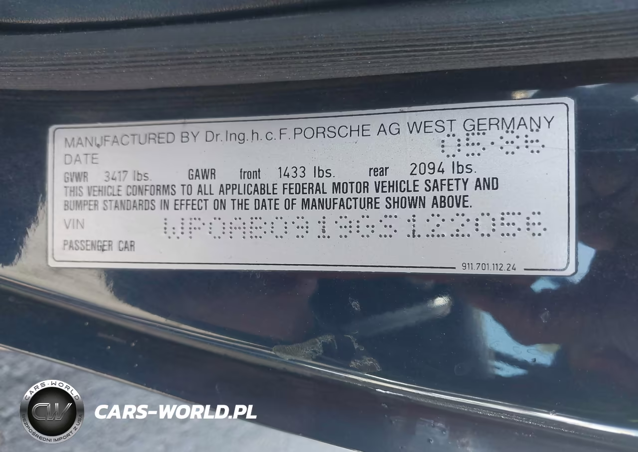 1986 Porsche 911 Carrera VIN:WP0AB0919GS122056 - 9