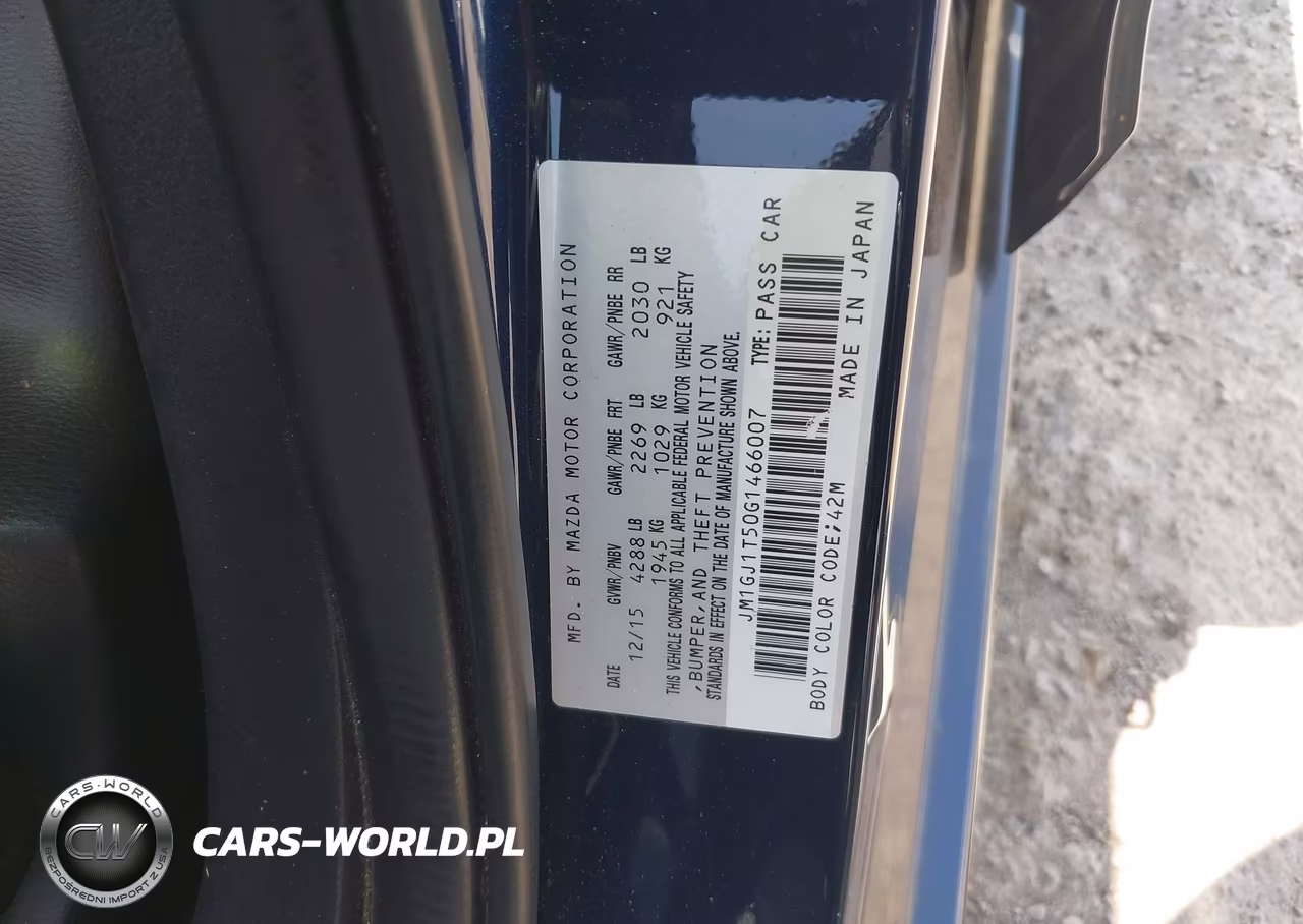 2016 Mazda Mazda6 I Touring VIN:JM1GJ1T50G1466007 - 9