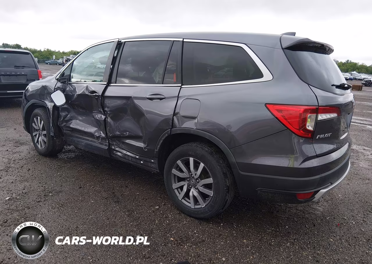 2020 Honda Pilot Awd Ex-L VIN:5FNYF6H59LB025599 - 3