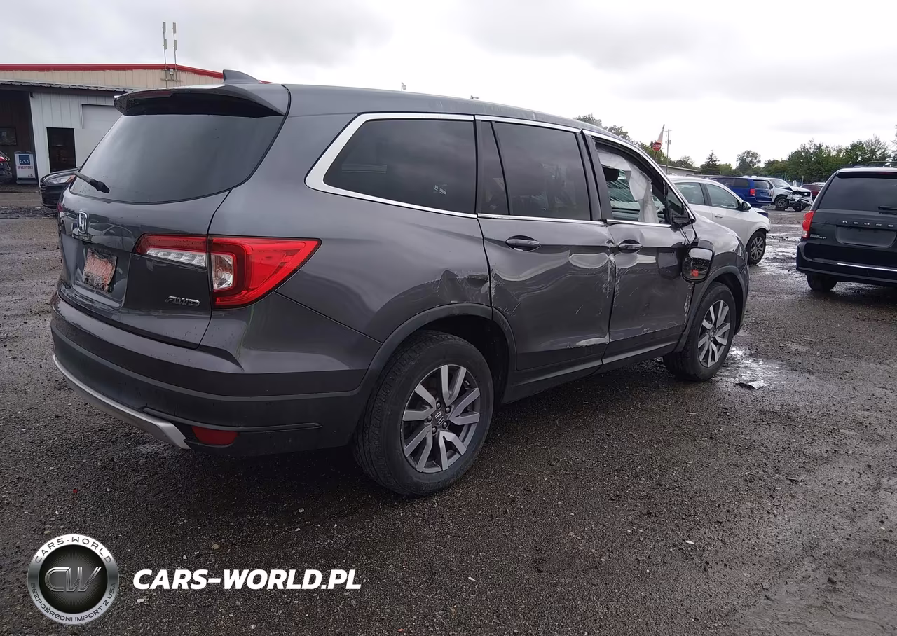 2020 Honda Pilot Awd Ex-L VIN:5FNYF6H59LB025599 - 4