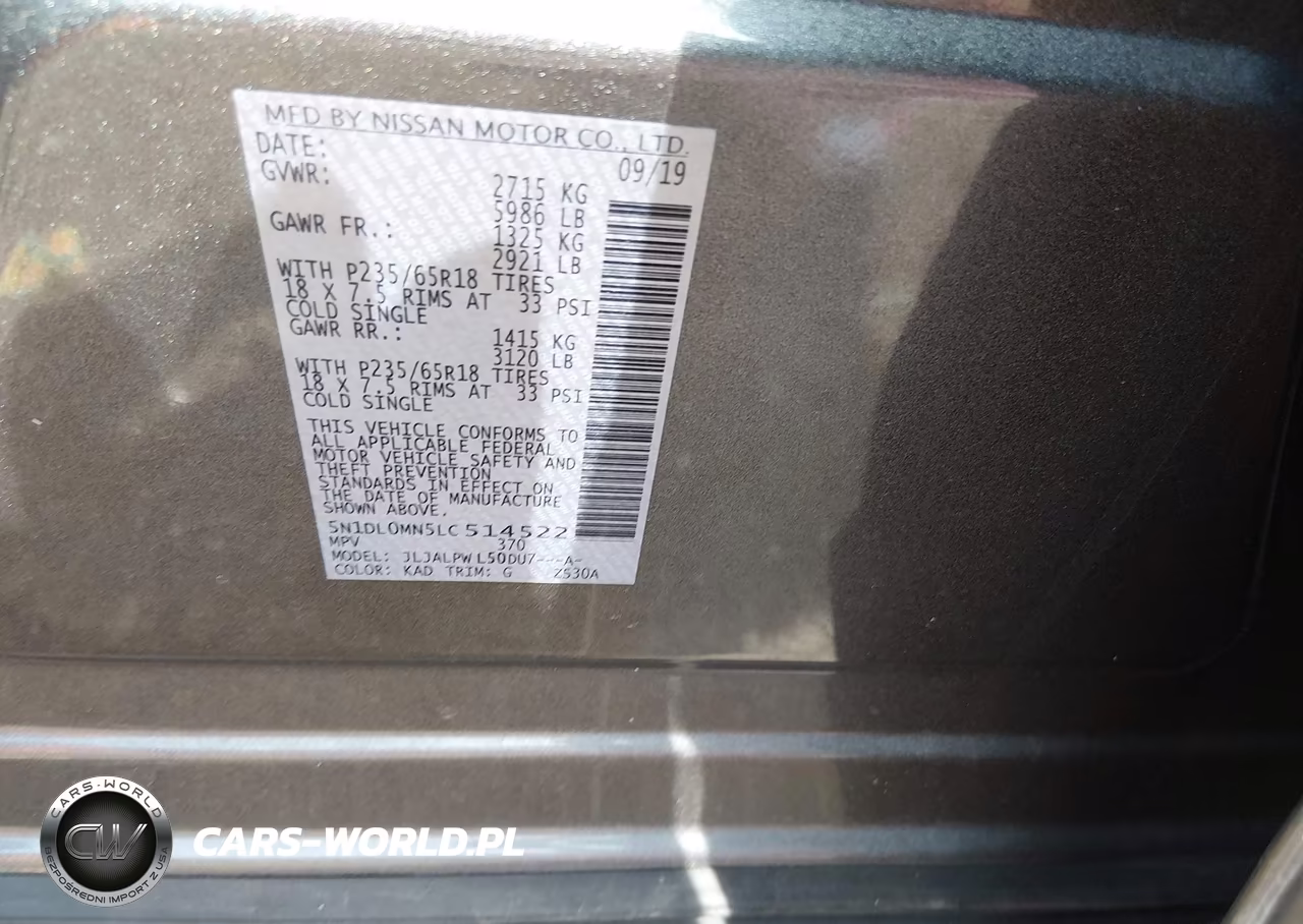 2020 Infiniti Qx60 Pure VIN:5N1DL0MN5LC514522 - 9