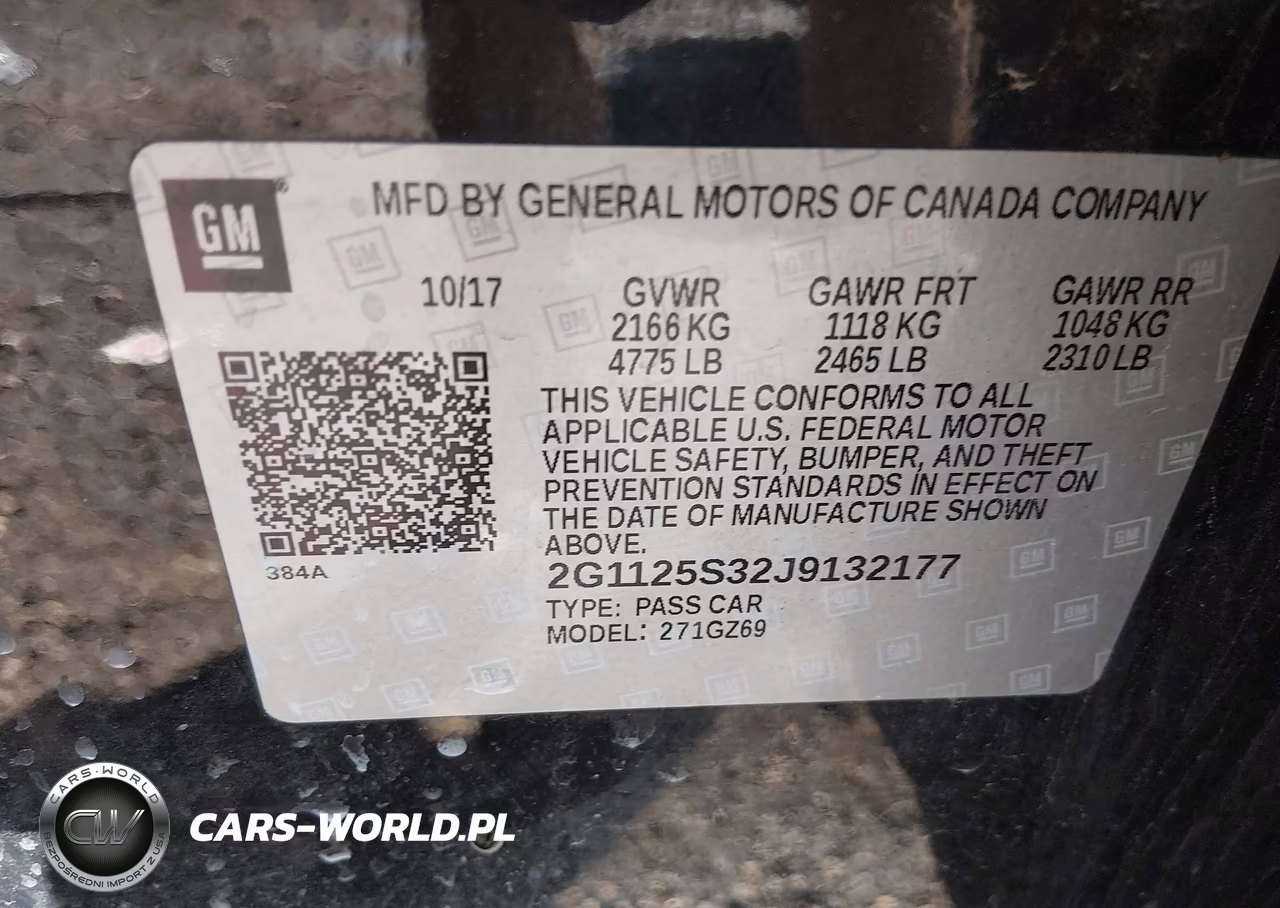 2018 Chevrolet Impala 2Lz VIN:2G1125S32J9132177 - 9