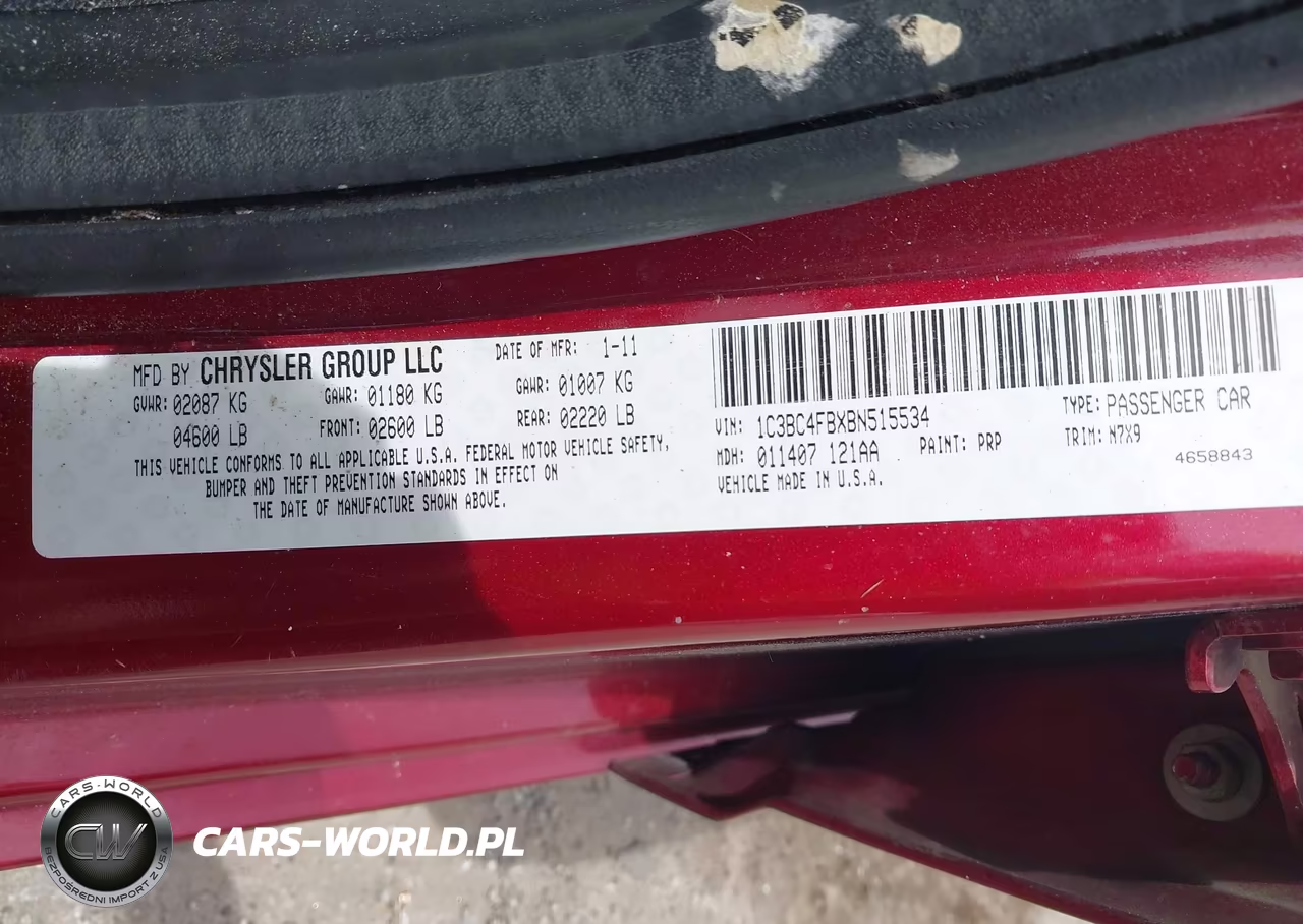 2011 Chrysler 200 Lx VIN:1C3BC4FBXBN515534 - 9