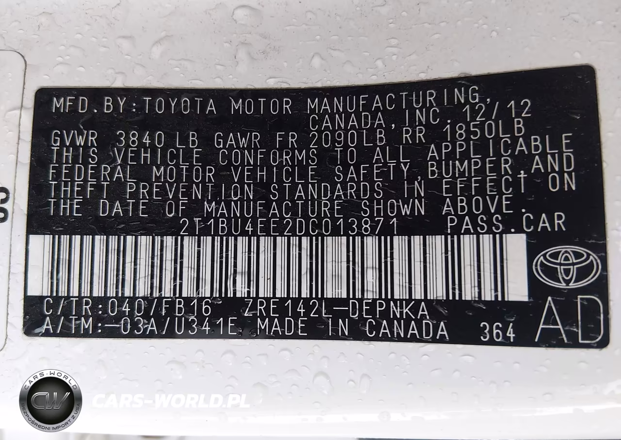 2013 Toyota Corolla Le VIN:2T1BU4EE2DC013871 - 9
