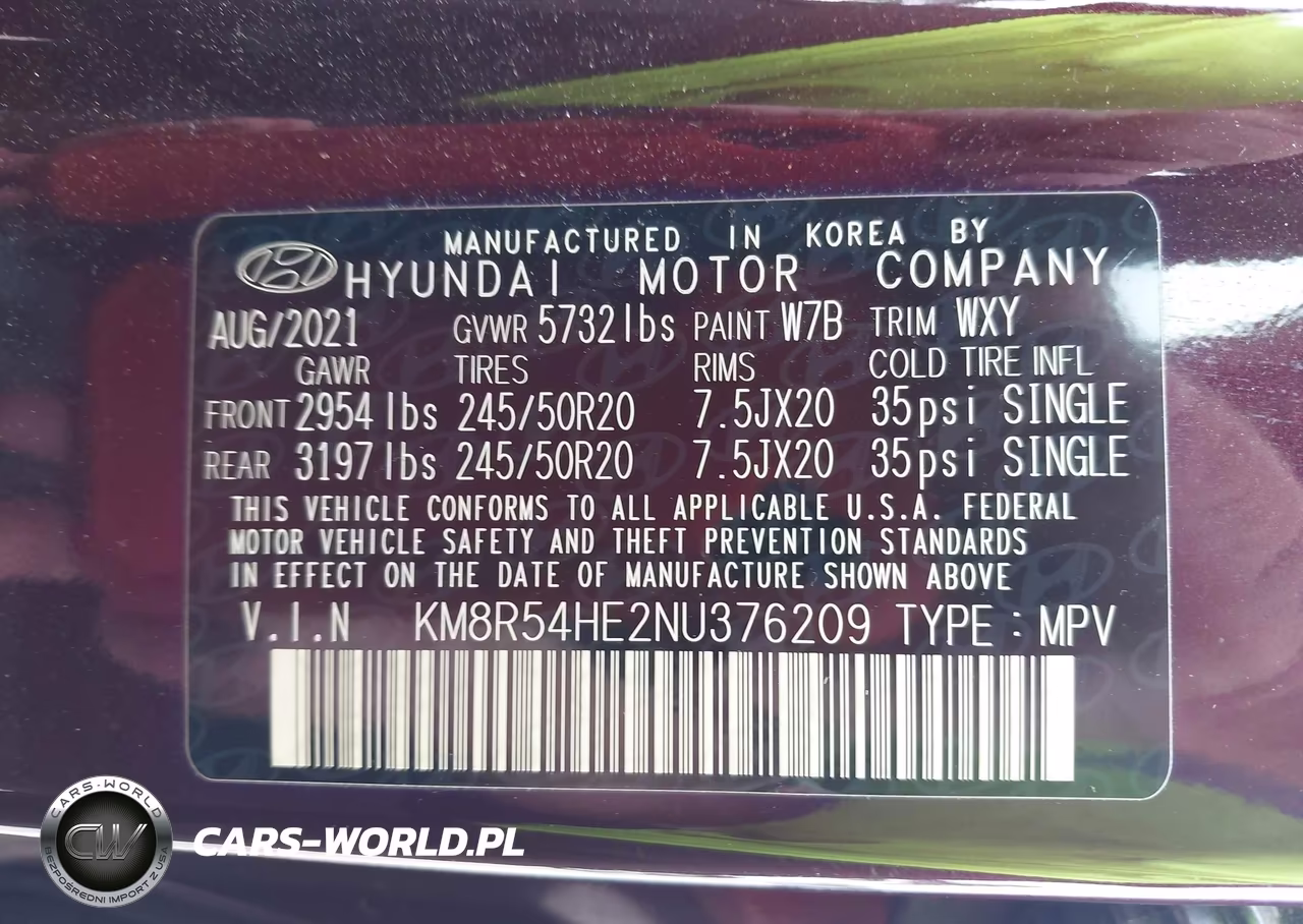 2022 Hyundai Palisade Limited VIN:KM8R54HE2NU376209 - 9
