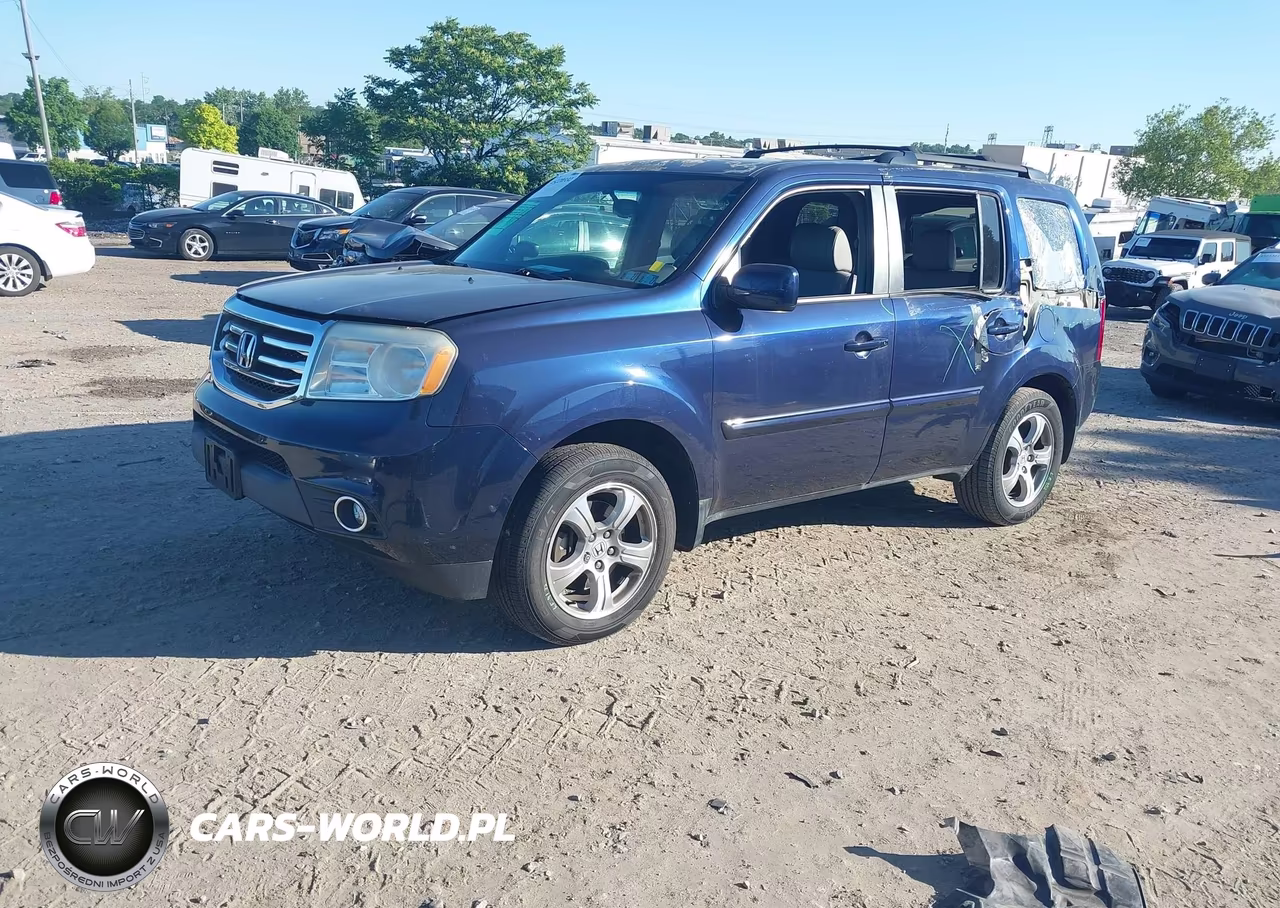 2013 Honda Pilot Ex-L VIN:5FNYF4H58DB086495 - 2