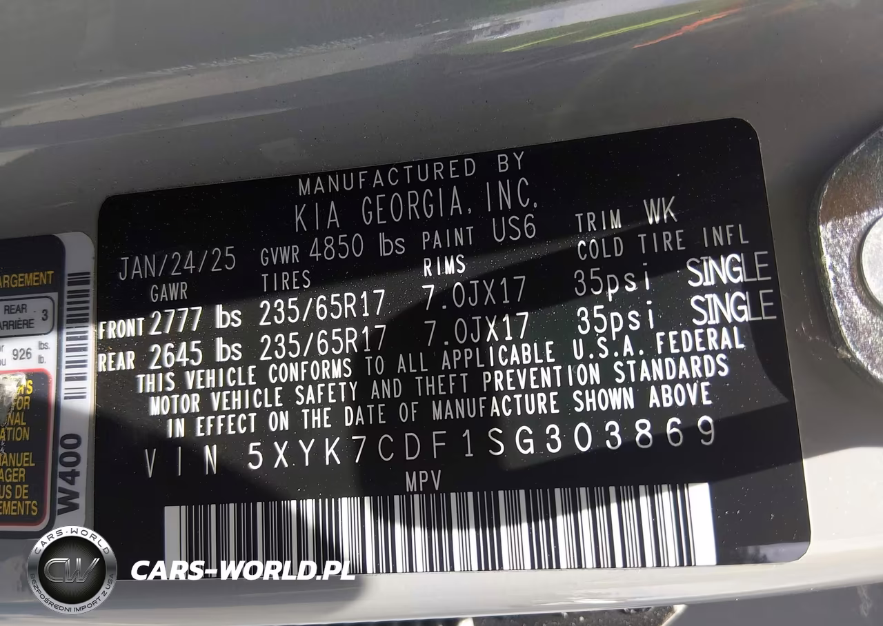 2025 Kia Sportage X-Pro VIN:5XYK7CDF1SG303869 - 9