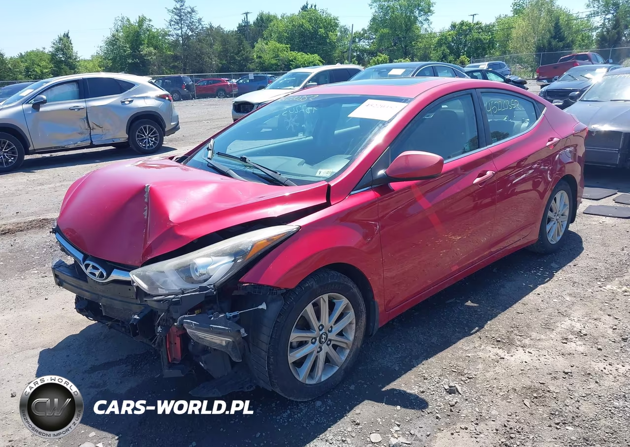 2015 Hyundai Elantra Se VIN:KMHDH4AE1FU355042 - 2