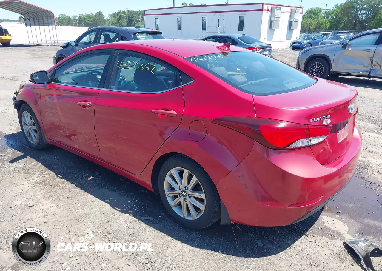 2015 Hyundai Elantra Se VIN:KMHDH4AE1FU355042 - 3
