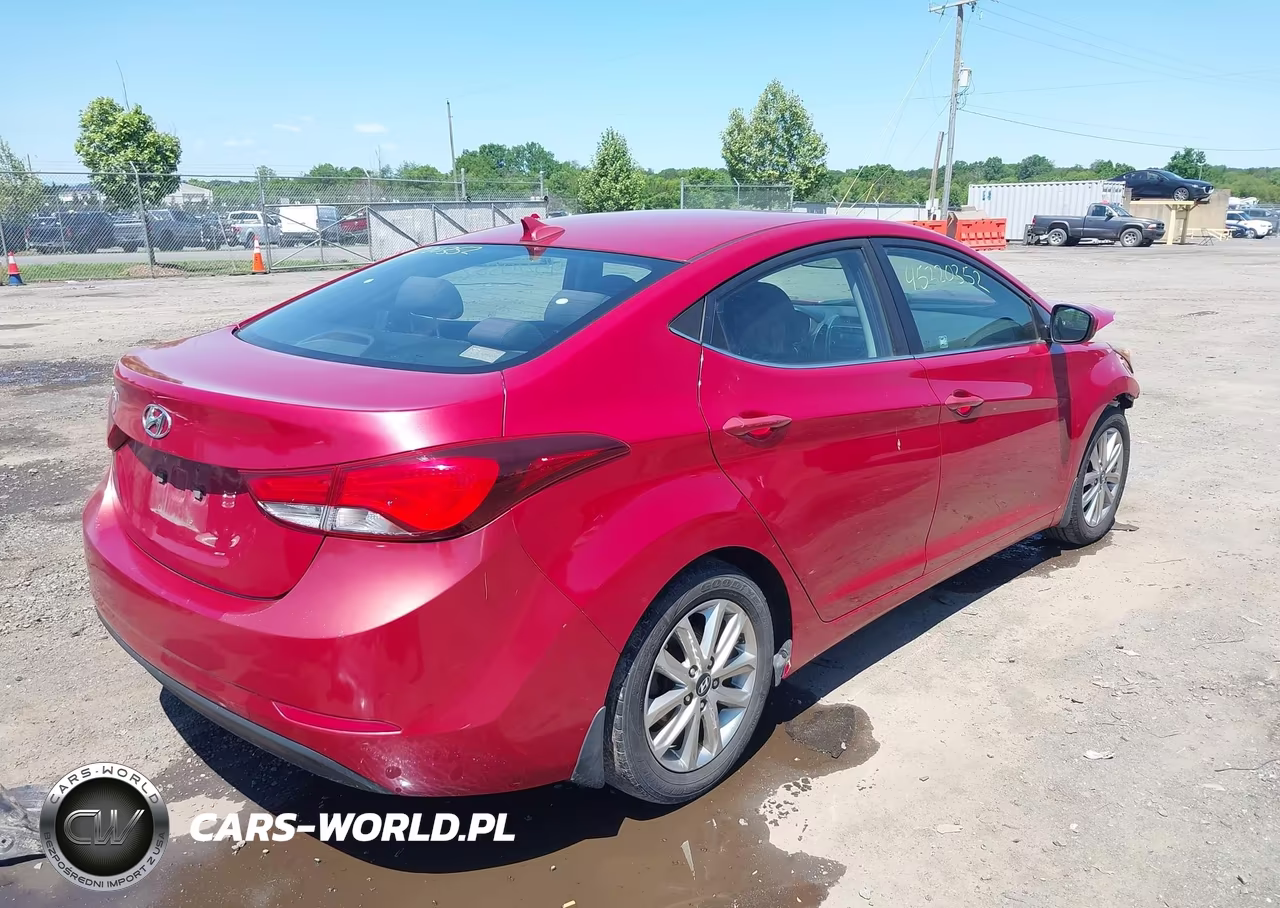 2015 Hyundai Elantra Se VIN:KMHDH4AE1FU355042 - 4