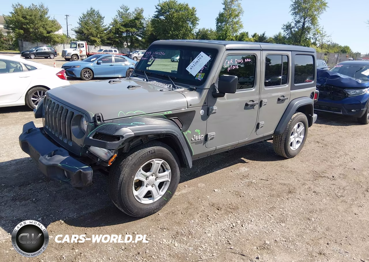 2021 Jeep Wrangler Unlimited Sport S 4X4 VIN:1C4HJXDNXMW630352 - 2