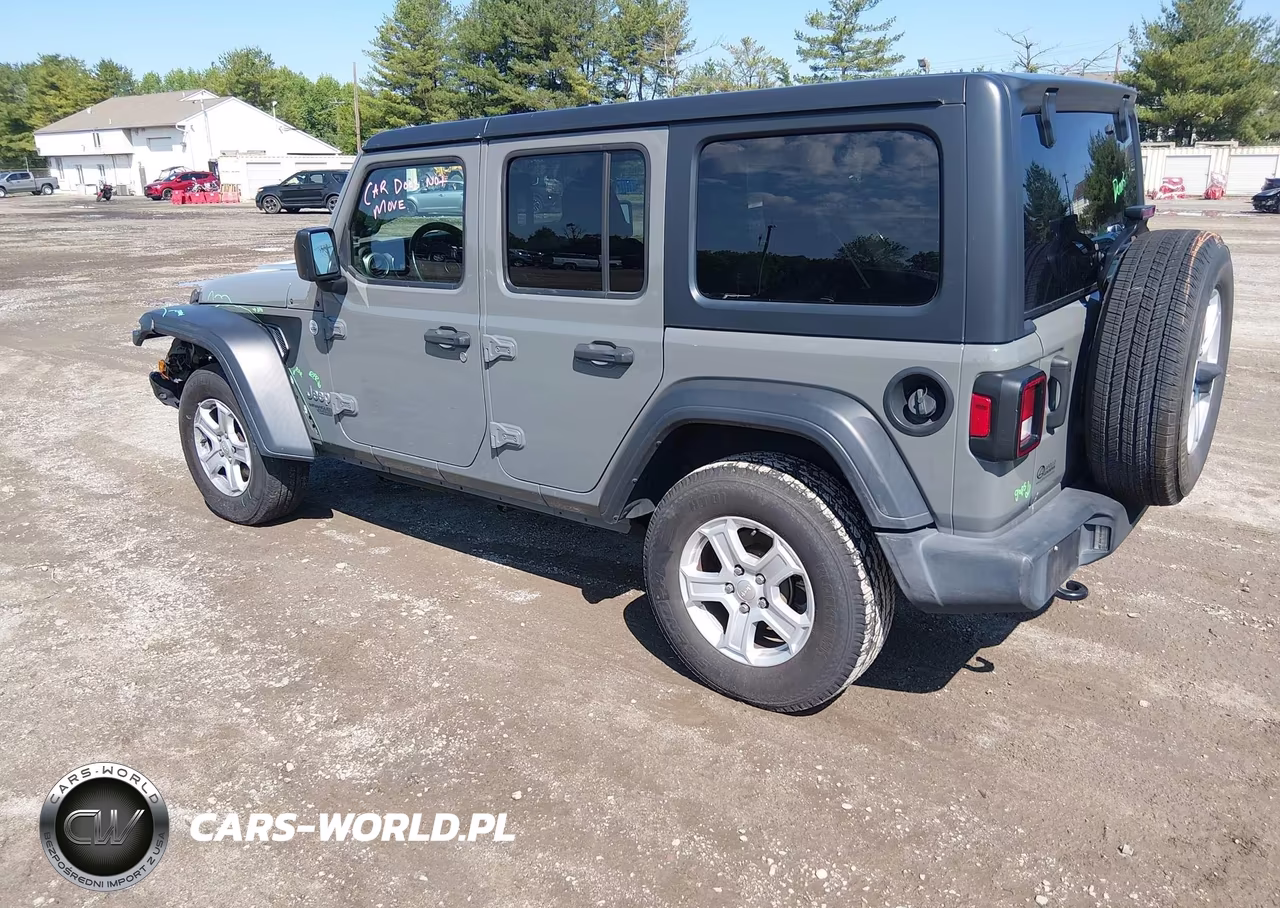 2021 Jeep Wrangler Unlimited Sport S 4X4 VIN:1C4HJXDNXMW630352 - 3