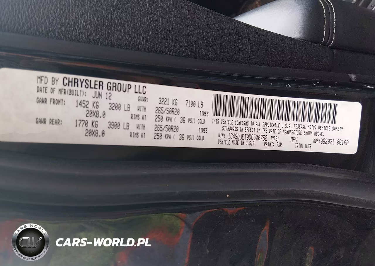 2013 Dodge Durango Citadel VIN:1C4SDJET0DC500752 - 9