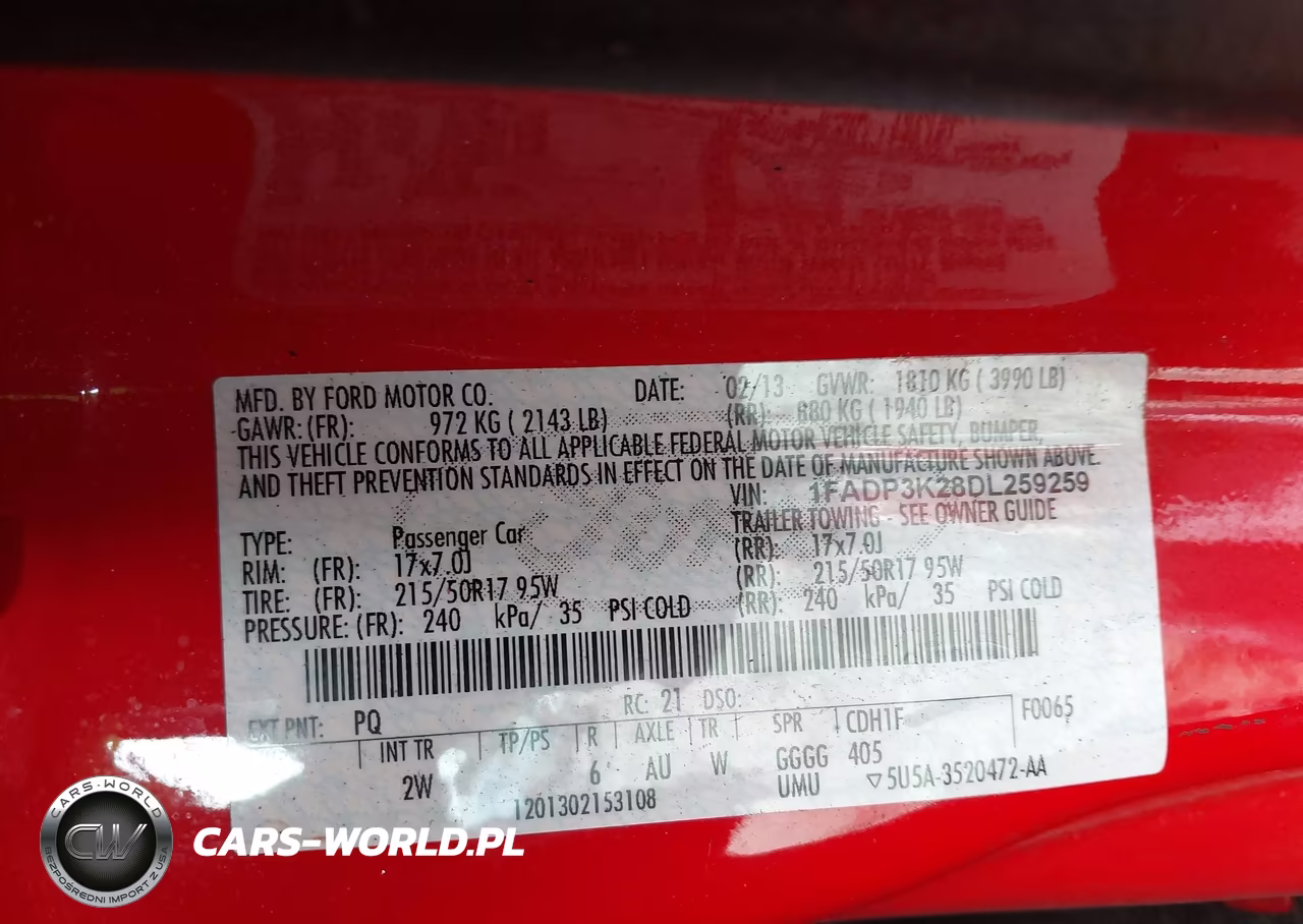 2013 Ford Focus Se VIN:1FADP3K28DL259259 - 9