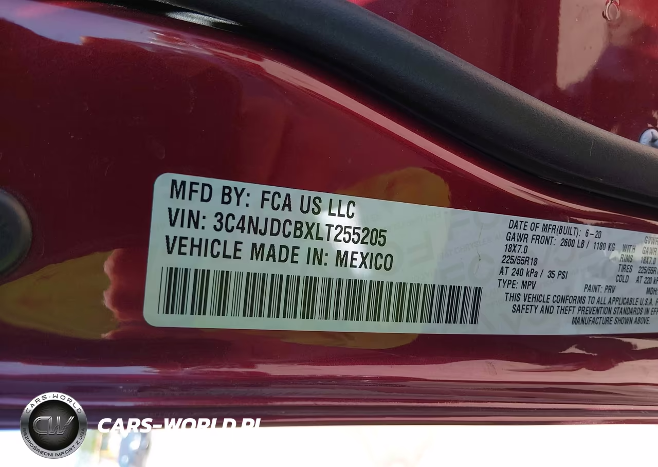 2020 Jeep Compass Limited 4X4 VIN:3C4NJDCBXLT255205 - 9