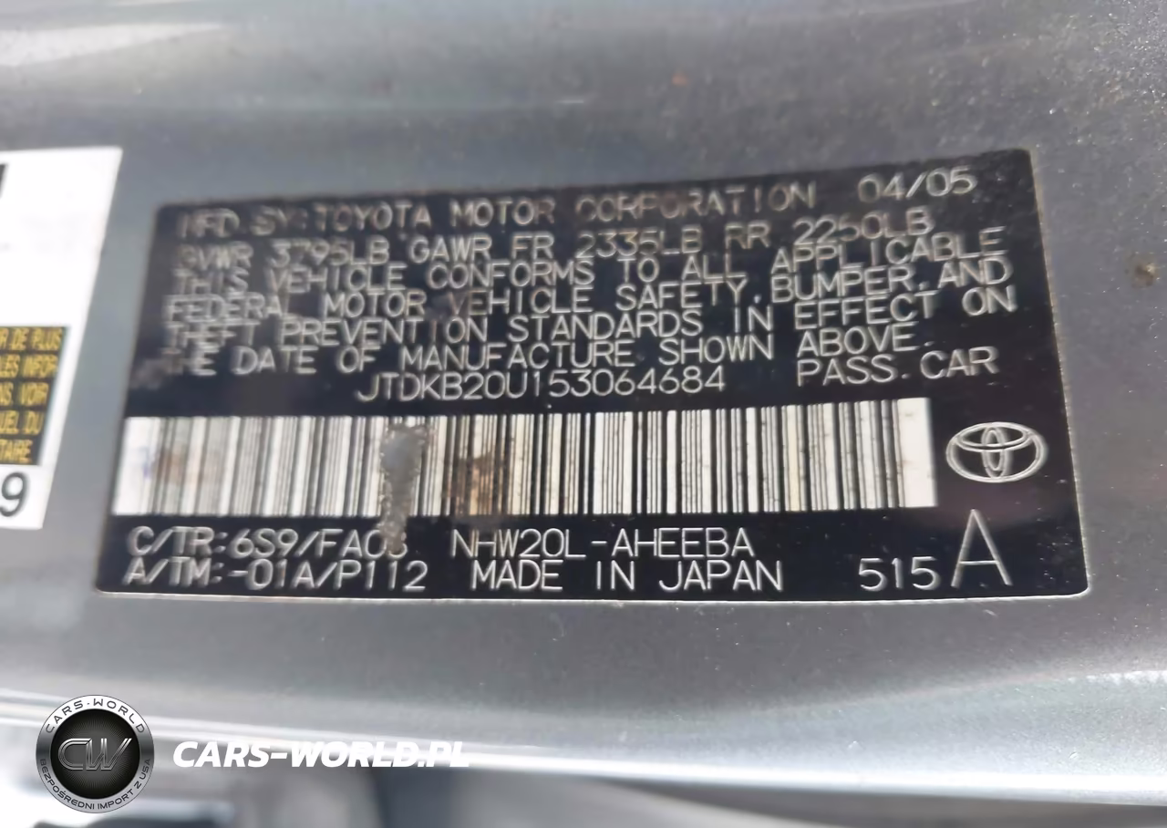 2005 Toyota Prius VIN:JTDKB20U153064684 - 9