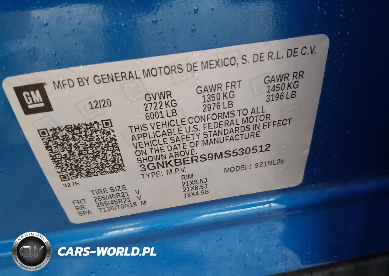2021 Chevrolet Blazer Fwd Rs VIN:3GNKBERS9MS530512 - 9