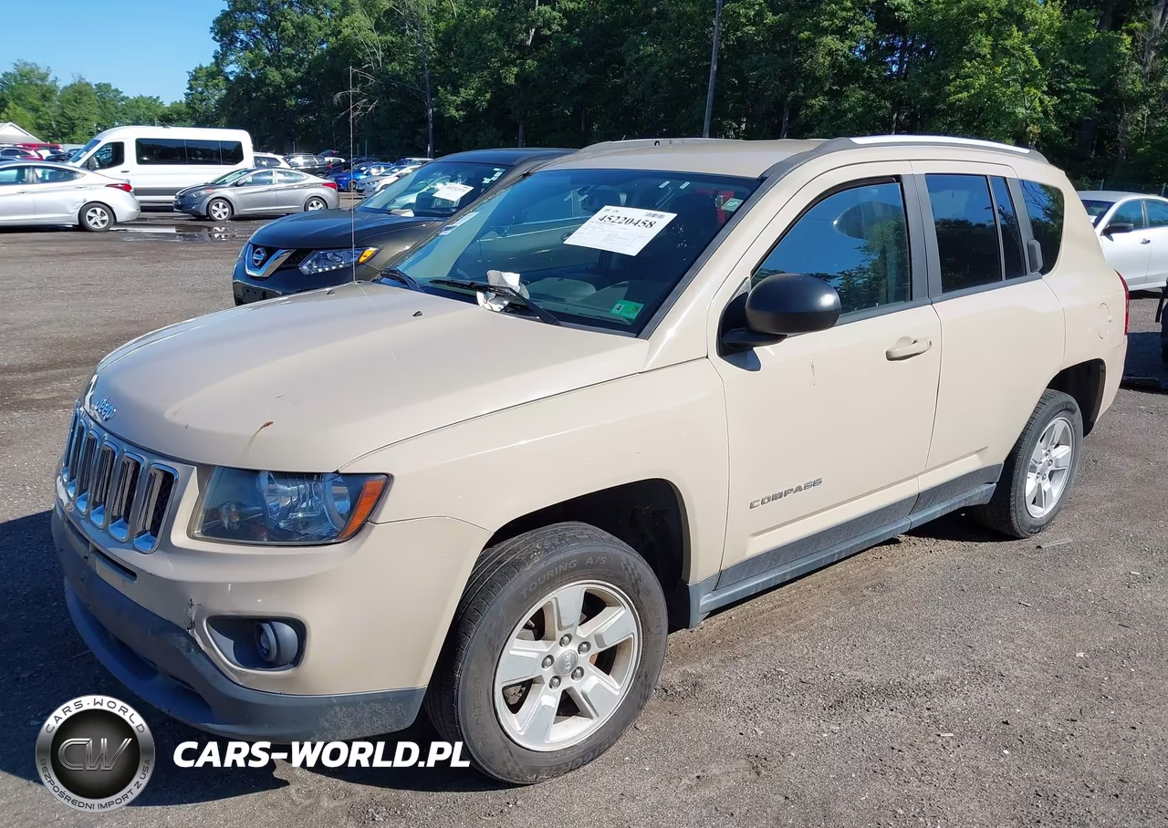 2017 Jeep Compass Sport Fwd VIN:1C4NJCBA6HD185413 - 2