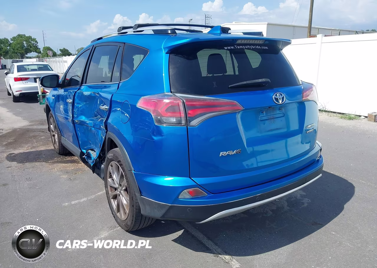 2016 Toyota Rav4 Hybrid Limited VIN:JTMDJREV9GD032553 - 3