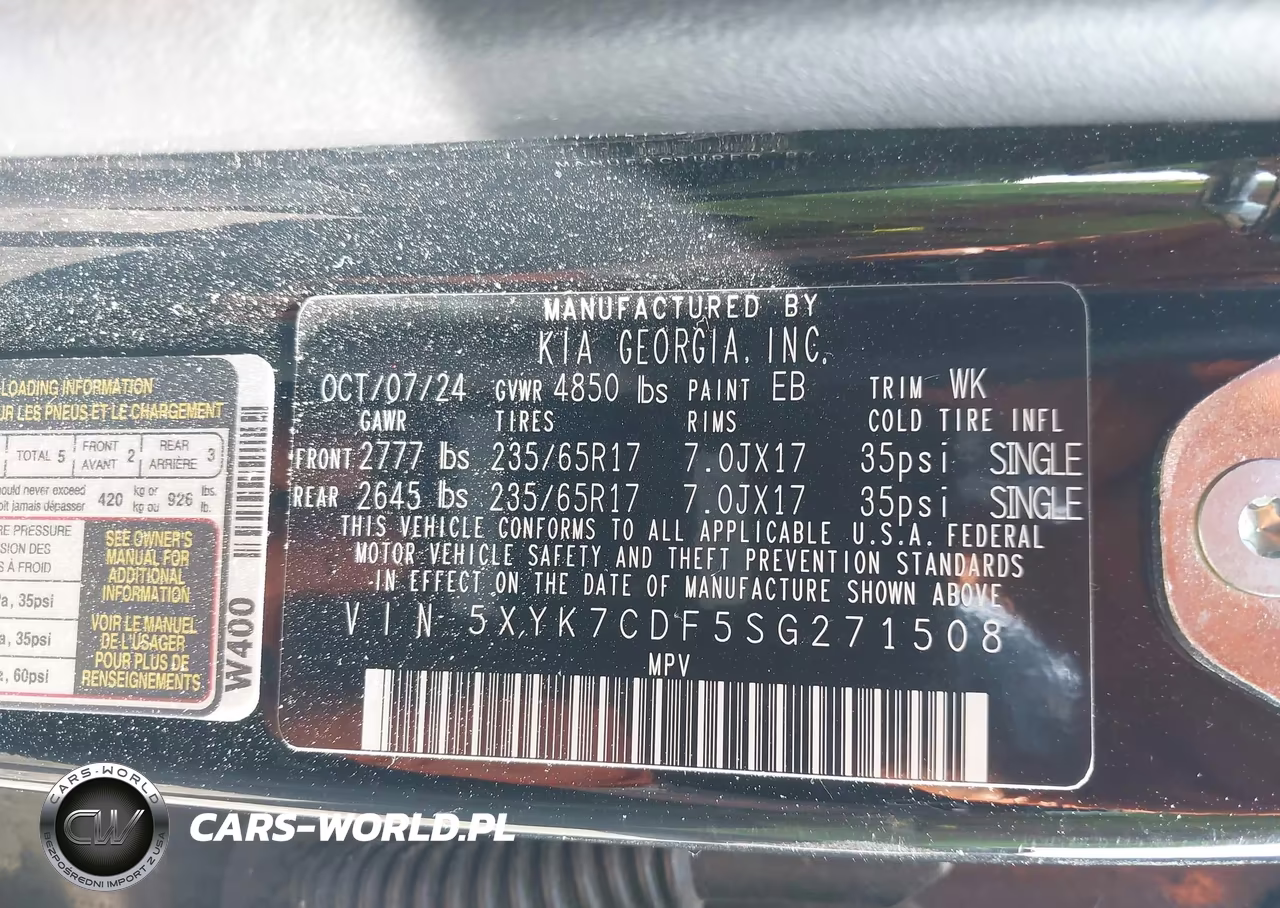 2025 Kia Sportage X-Pro Prestige VIN:5XYK7CDF5SG271508 - 9