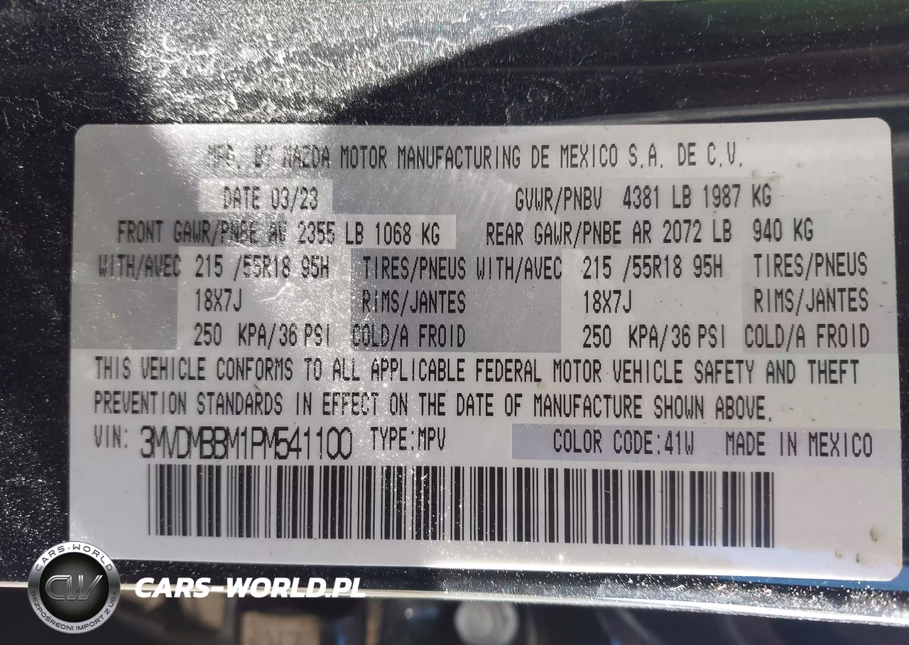2023 Mazda Cx-30 2.5 S Select VIN:3MVDMBBM1PM541100 - 9