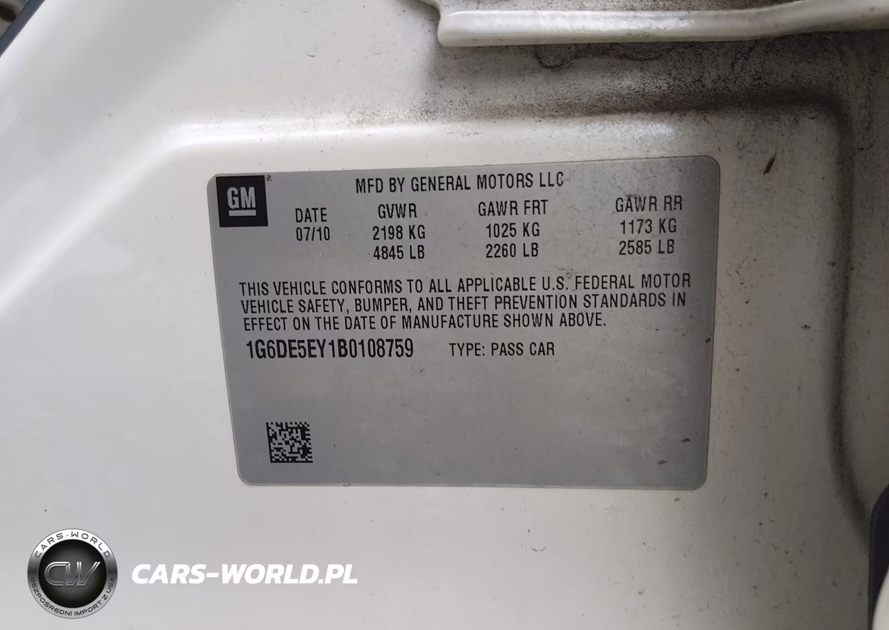 2011 Cadillac Cts Luxury VIN:1G6DE5EY1B0108759 - 9