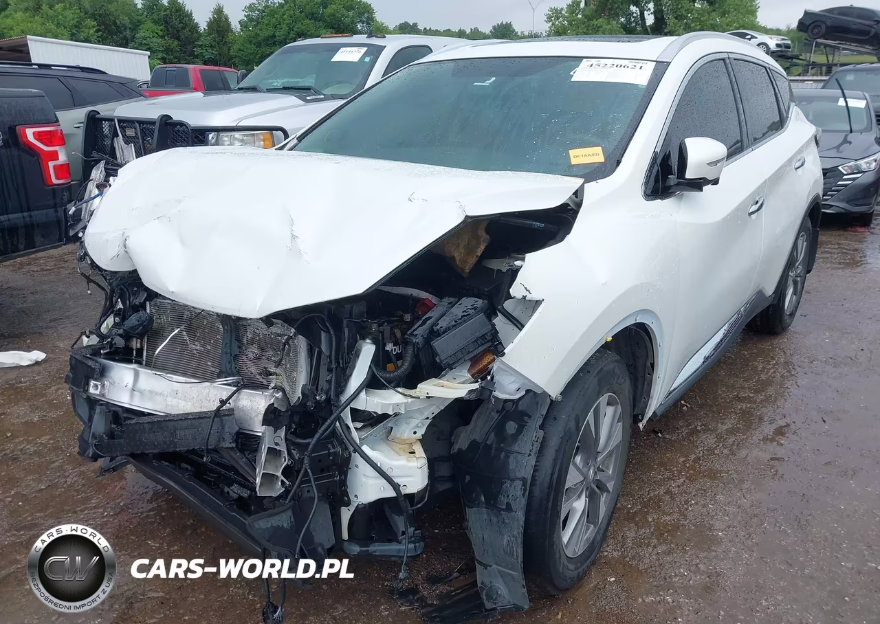 2015 Nissan Murano Sl VIN:5N1AZ2MG0FN204821 - 2