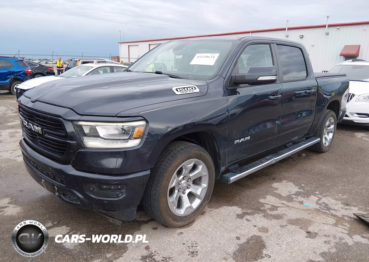2019 Ram 1500 Big Horn-Lone Star 4X4 5'7 Box VIN:1C6SRFFTXKN665097 - 2