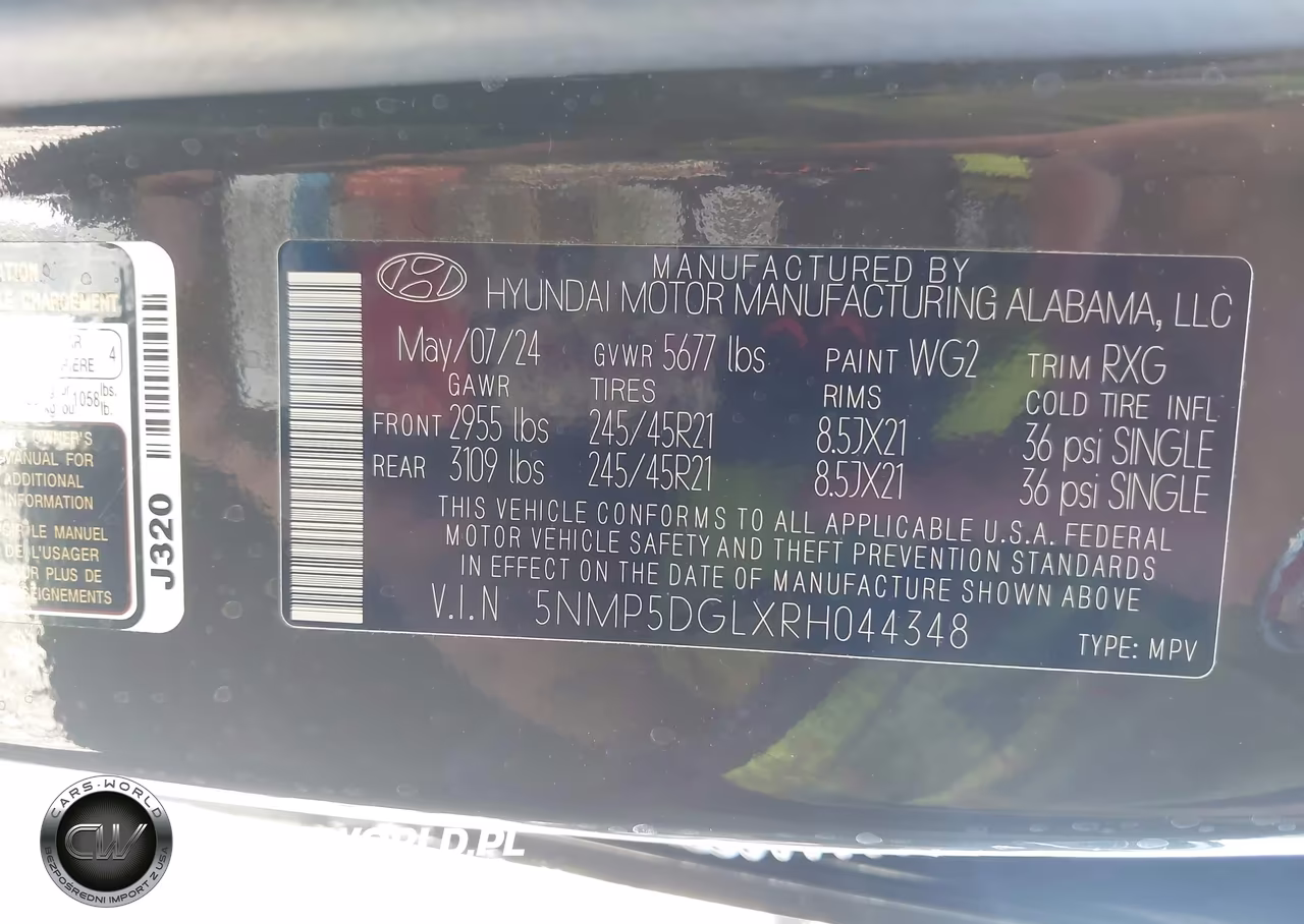 2024 Hyundai Santa Fe Calligraphy VIN:5NMP5DGLXRH044348 - 9