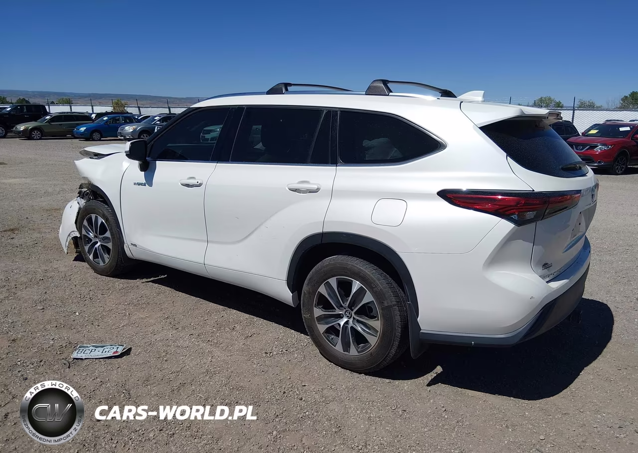 2021 Toyota Highlander Hybrid Xle VIN:5TDHBRCH4MS521907 - 3