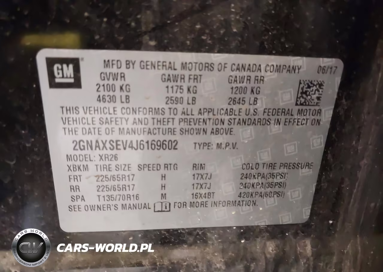 2018 Chevrolet Equinox Lt VIN:2GNAXSEV4J6169602 - 9