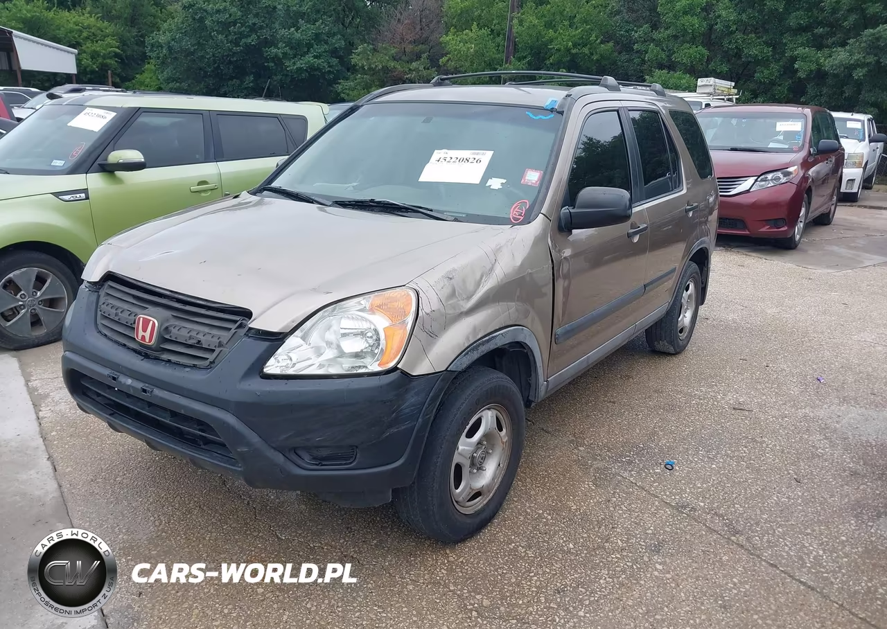 2002 Honda Cr-V Lx VIN:SHSRD68412U000558 - 2