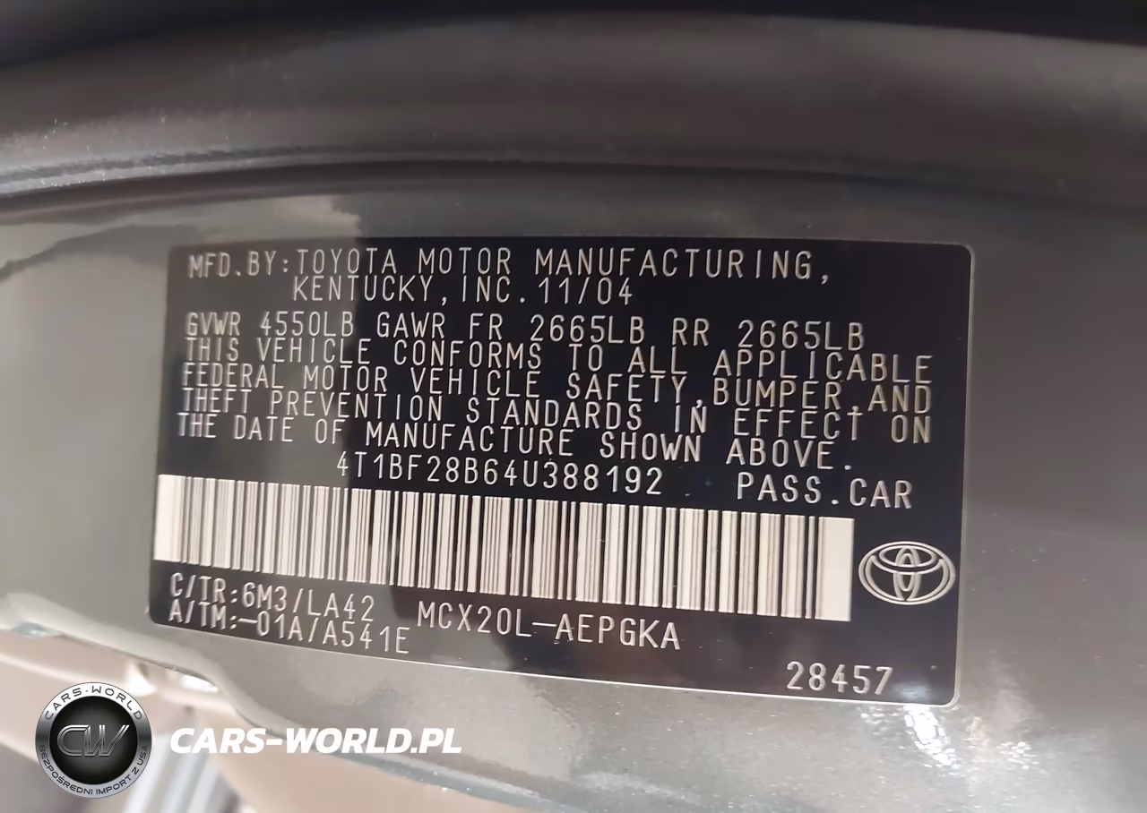 2004 Toyota Avalon Xls VIN:4T1BF28B64U388192 - 9