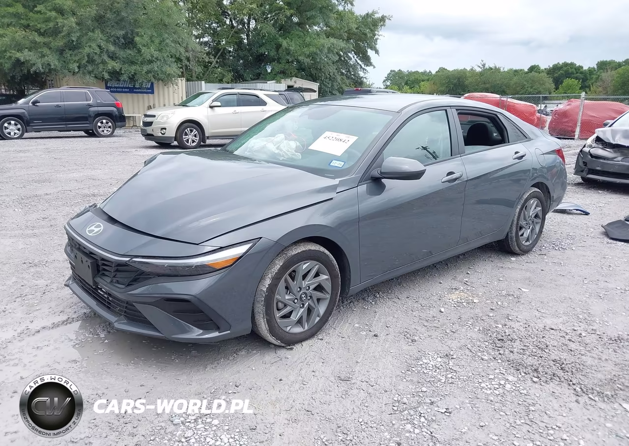 2025 Hyundai Elantra Hybrid Blue VIN:KMHLM4DJ2SU129134 - 2
