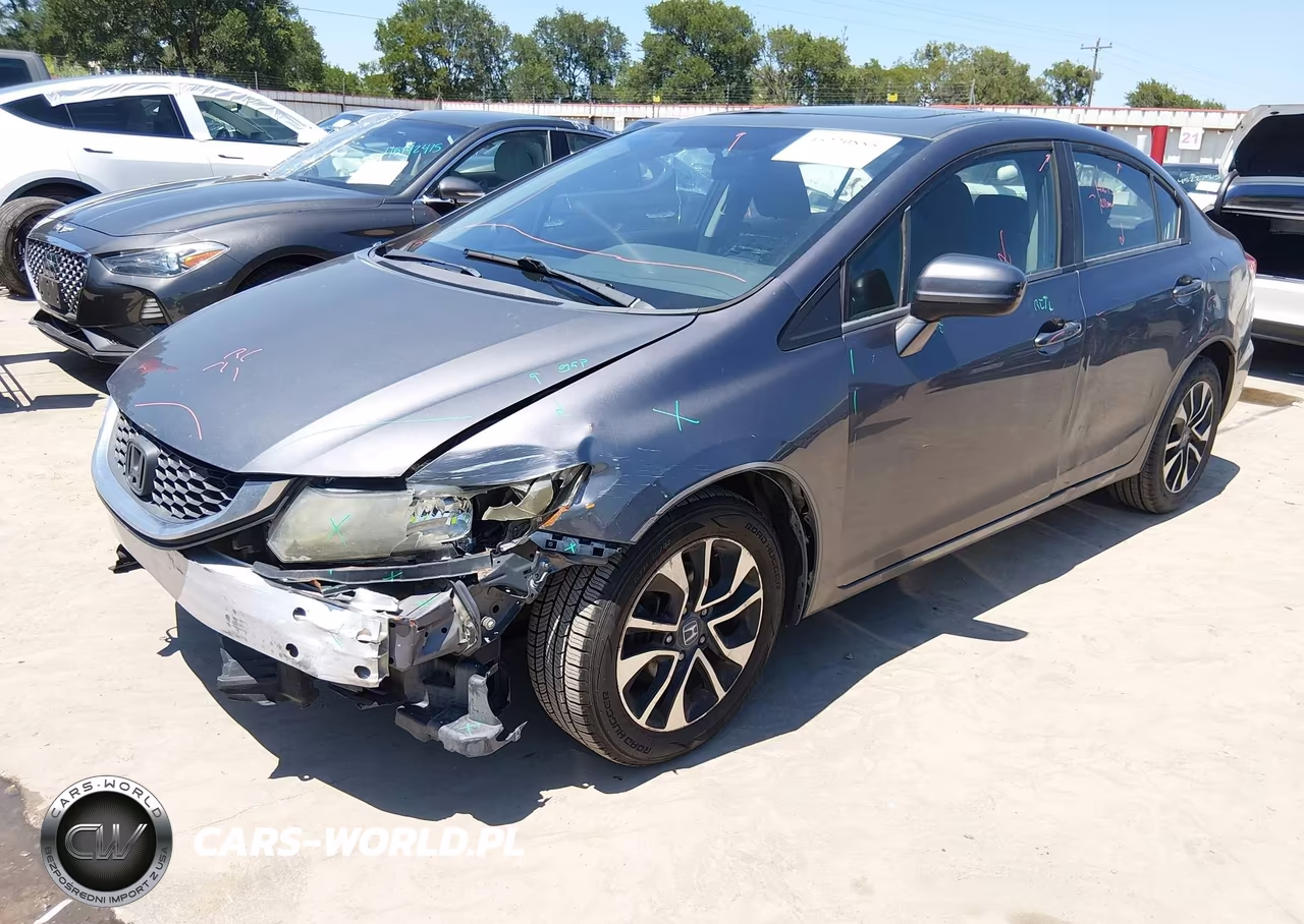 2015 Honda Civic Ex VIN:2HGFB2F80FH535297 - 2