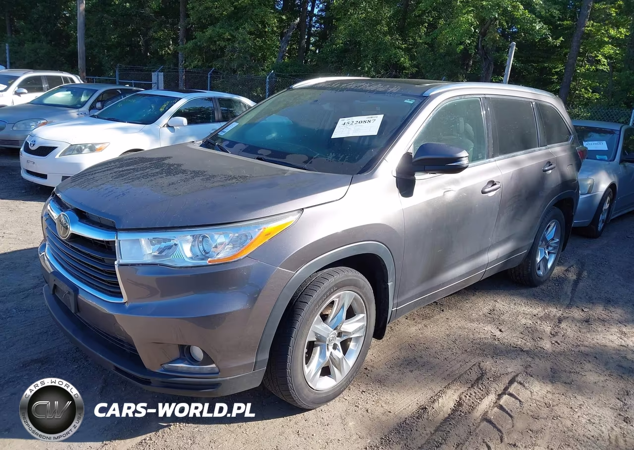 2014 Toyota Highlander Limited Platinum V6 VIN:5TDDKRFH1ES045417 - 2