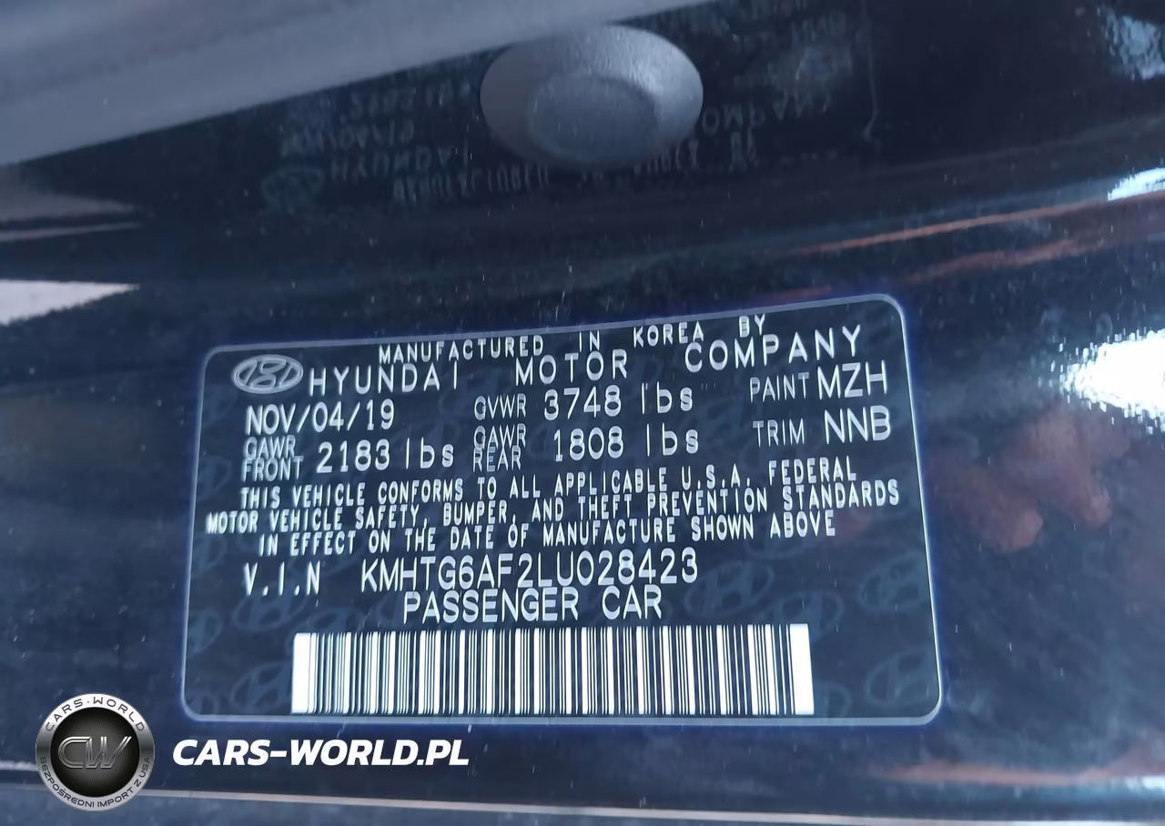 2020 Hyundai Veloster 2.0 Premium VIN:KMHTG6AF2LU028423 - 9