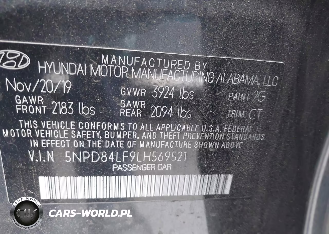 2020 Hyundai Elantra Sel VIN:5NPD84LF9LH569521 - 9