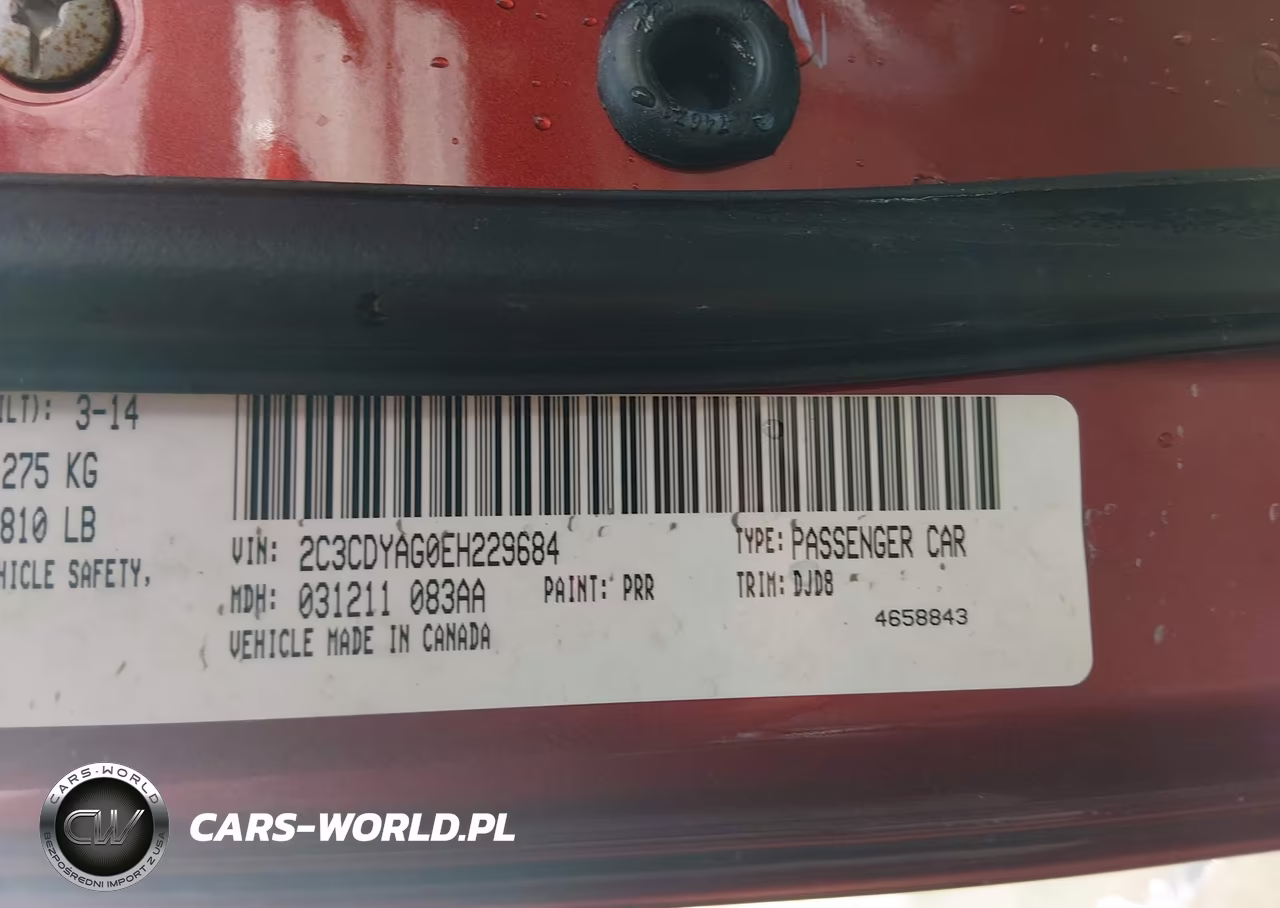 2014 Dodge Challenger Sxt VIN:2C3CDYAG0EH229684 - 9