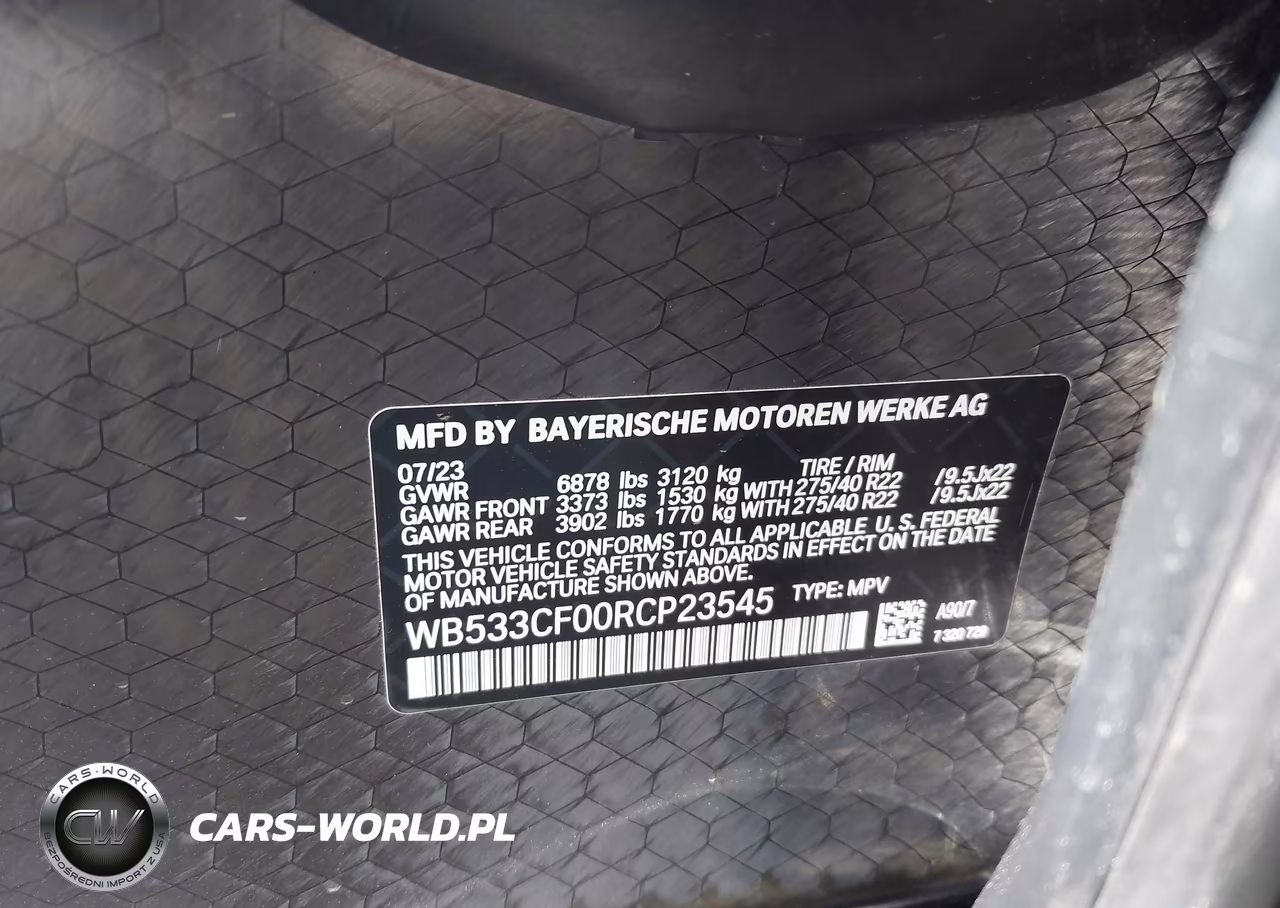 2024 BMW Ix M60 VIN:WB533CF00RCP23545 - 9
