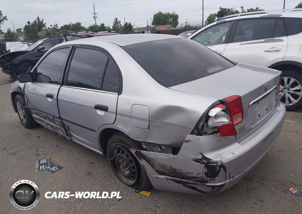 2002 Honda Civic Dx VIN:1HGES16122L007234 - 3