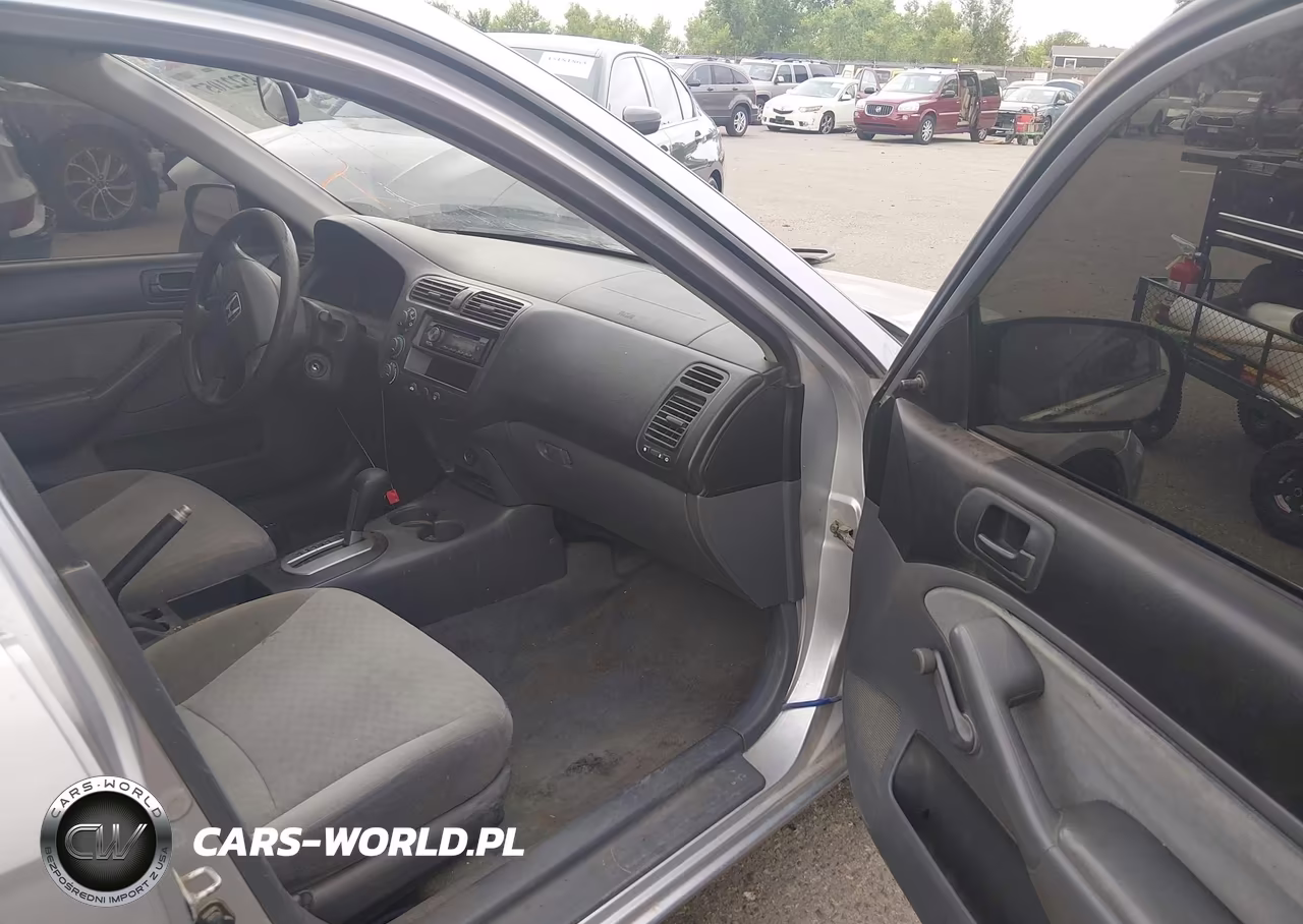 2002 Honda Civic Dx VIN:1HGES16122L007234 - 5