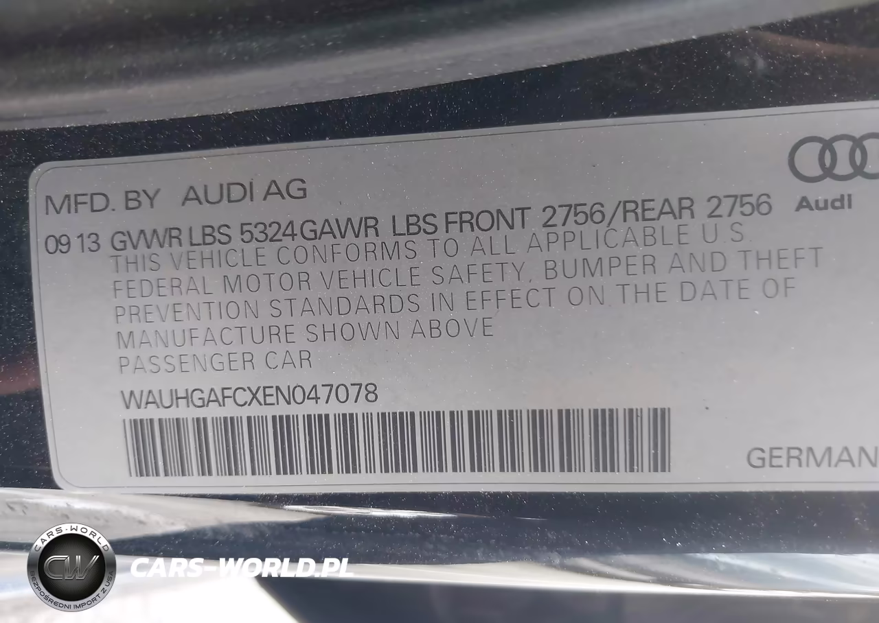 2014 Audi A6 3.0T Premium Plus VIN:WAUHGAFCXEN047078 - 9