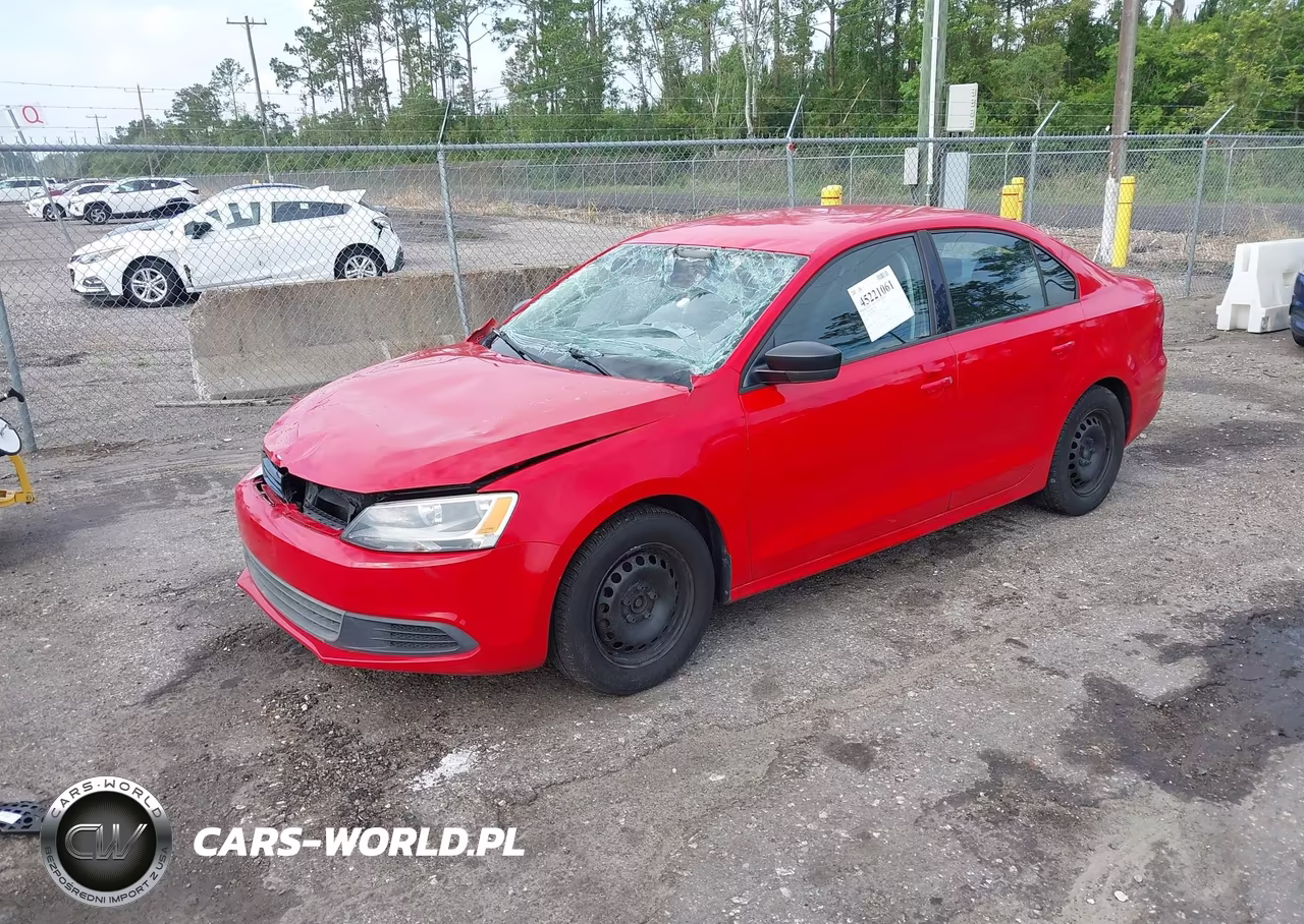 2014 Volkswagen Jetta 2.0L S VIN:3VW2K7AJ0EM296657 - 2