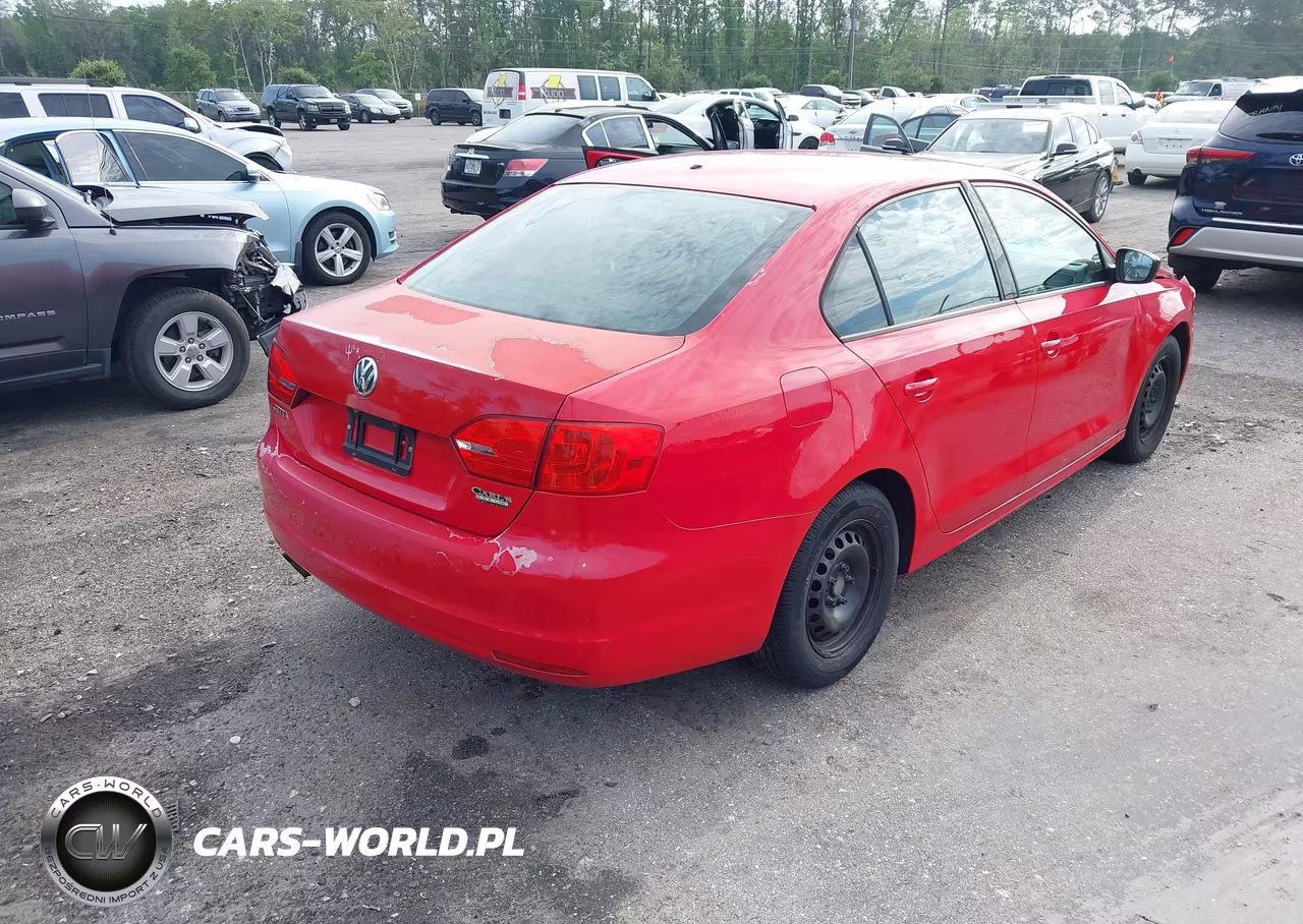 2014 Volkswagen Jetta 2.0L S VIN:3VW2K7AJ0EM296657 - 4