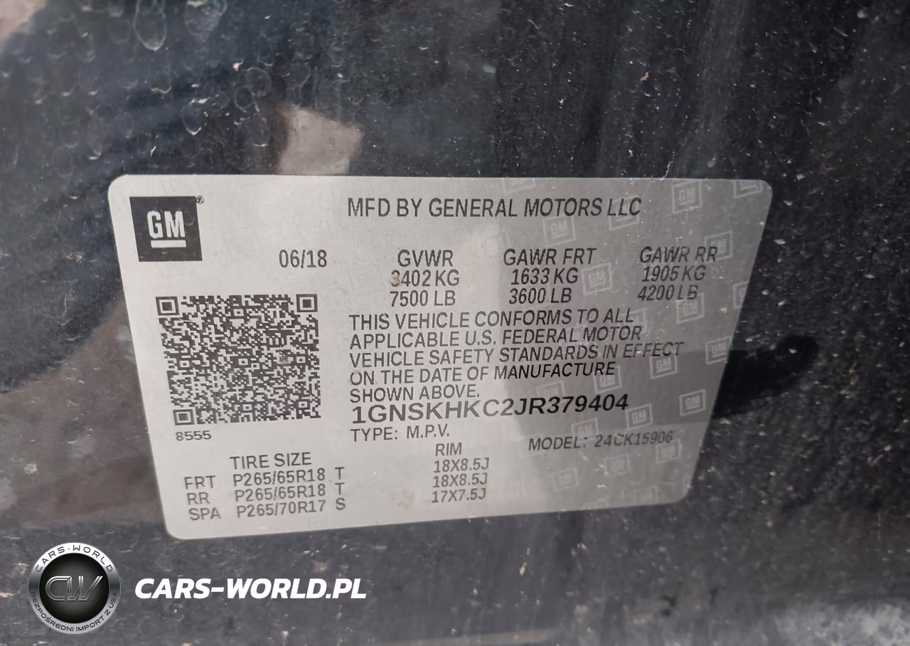 2018 Chevrolet Suburban Lt VIN:1GNSKHKC2JR379404 - 9