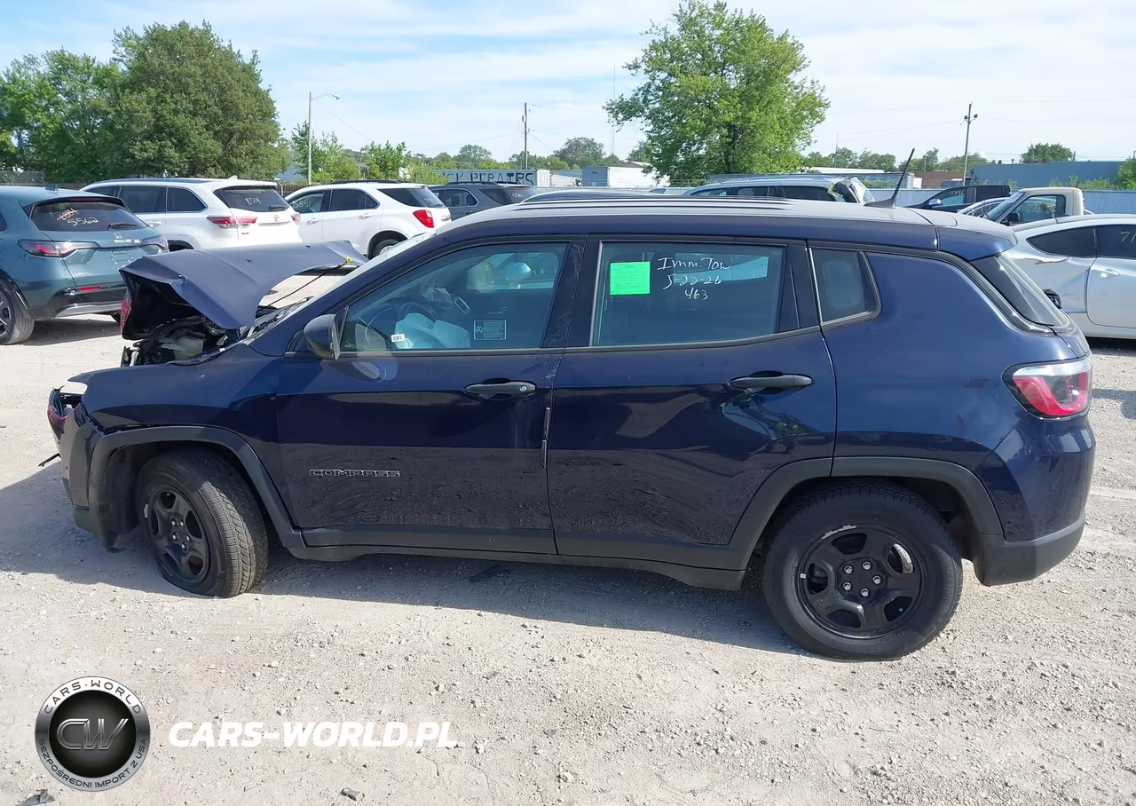 2019 Jeep Compass Sport Fwd VIN:3C4NJCABXKT615908 - 14